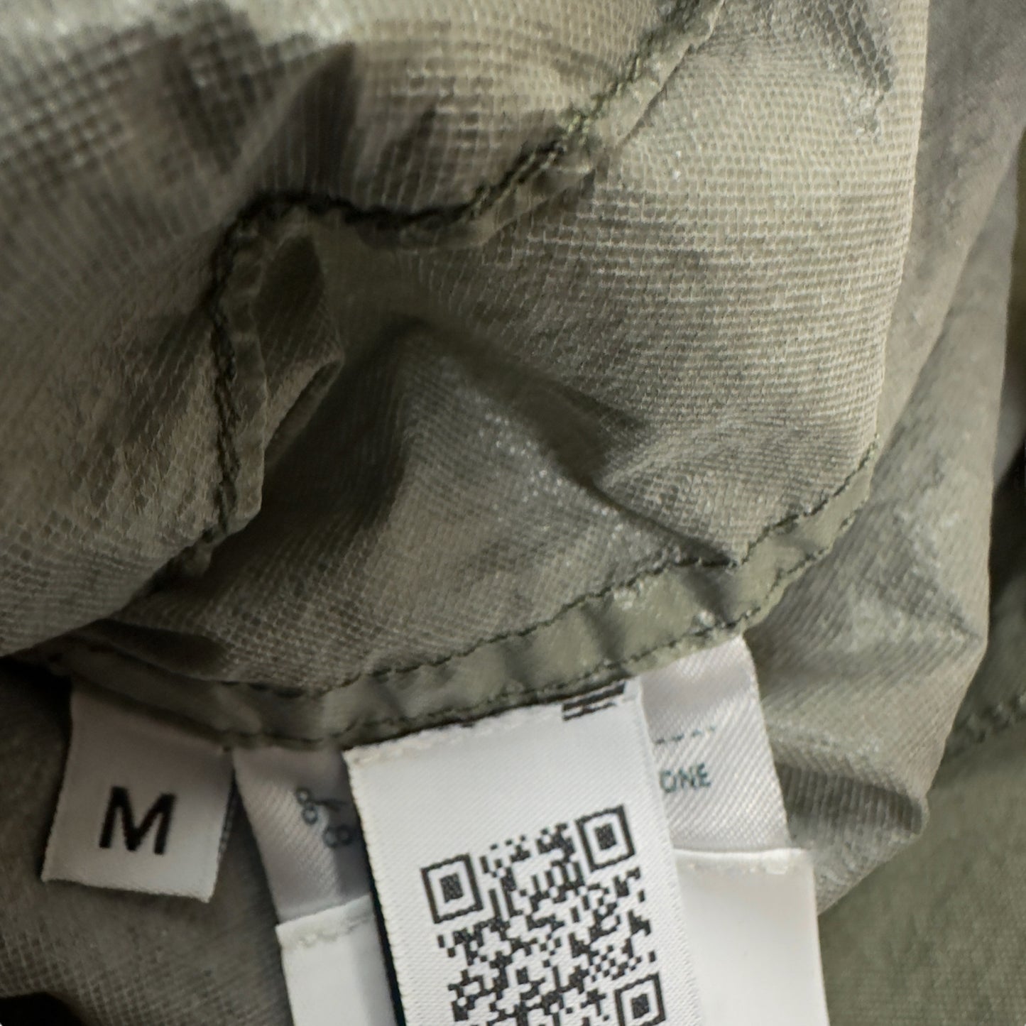 C.P. Company Light Microweave Laminated Back Logo Jacket