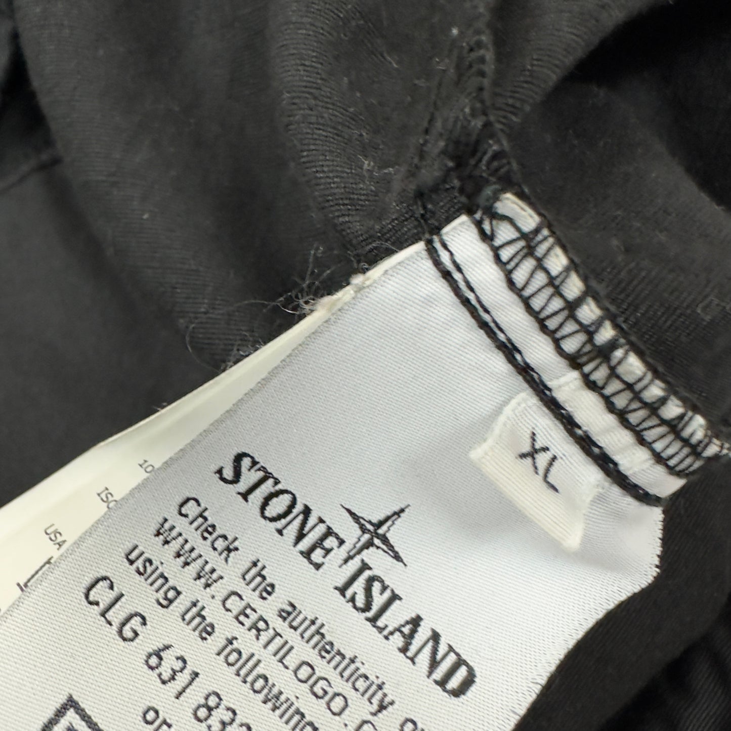 A/W 20 Stone Island Quarterzip Popover Ripstop Smock - Black