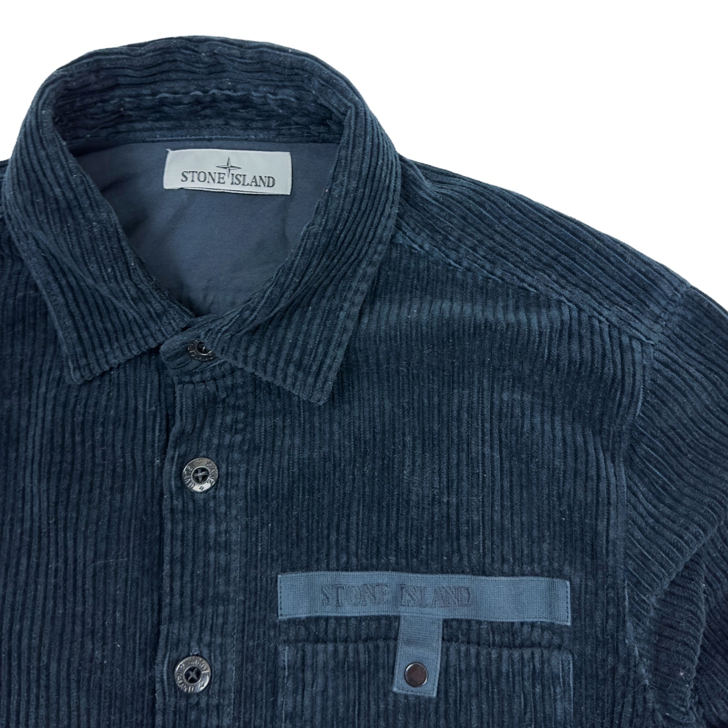 A/W 20 Stone Island Corduroy Overshirt - Navy