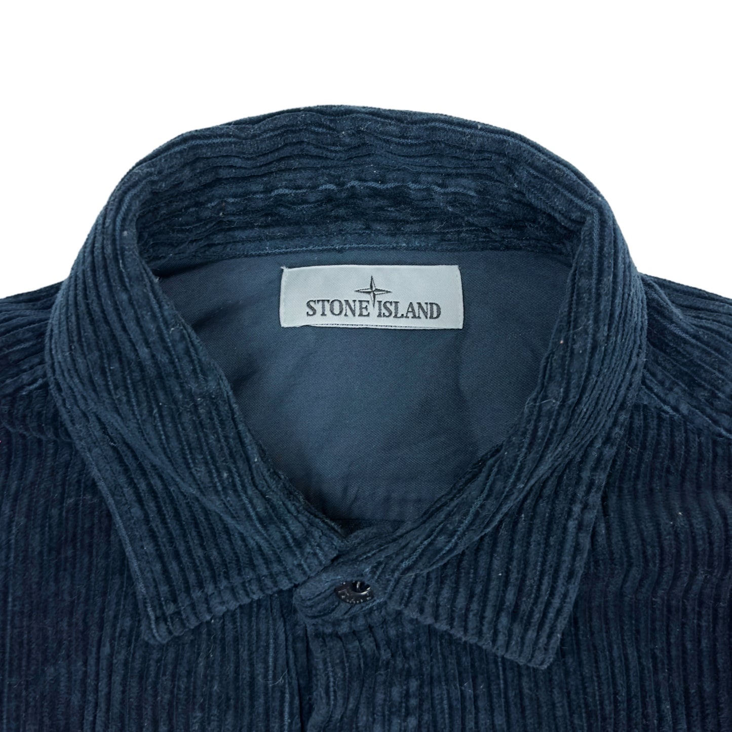 A/W 20 Stone Island Corduroy Overshirt - Navy