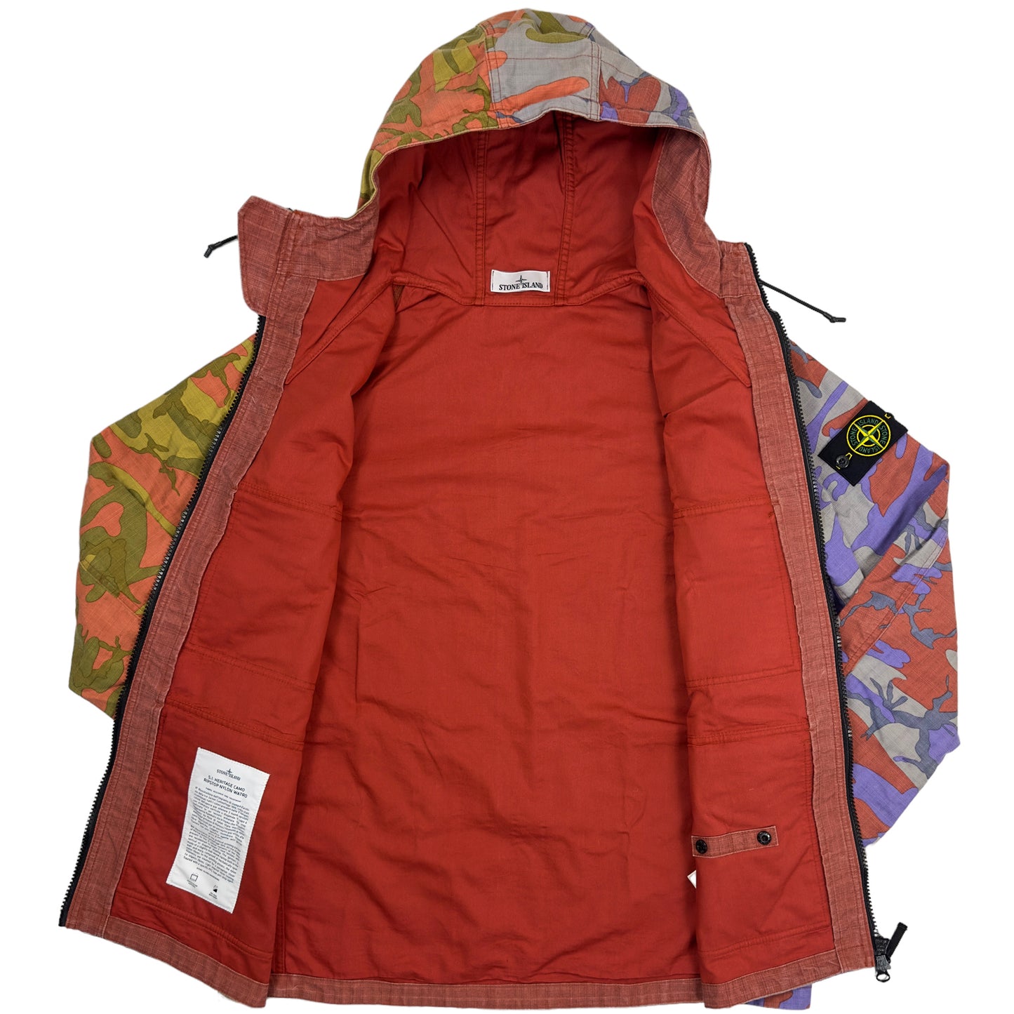A/W 22 Stone Island Herritage Camo Ripstop Nylon Watro Jacket