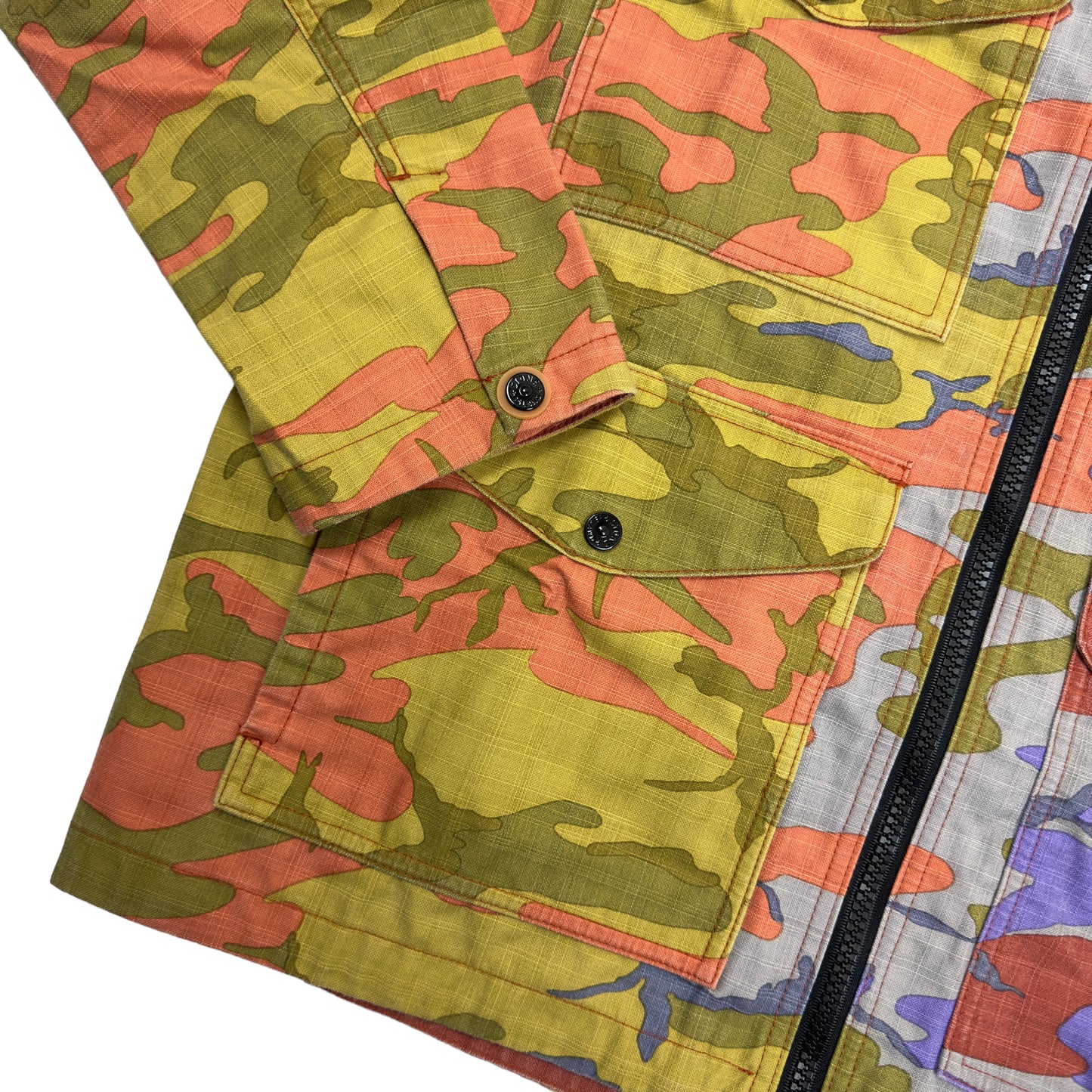 A/W 22 Stone Island Herritage Camo Ripstop Nylon Watro Jacket