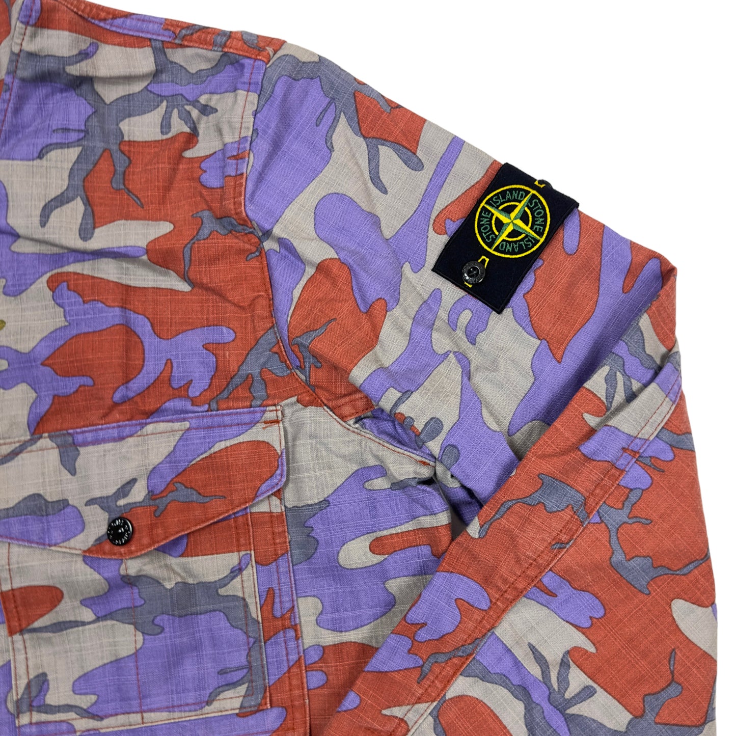 A/W 22 Stone Island Herritage Camo Ripstop Nylon Watro Jacket