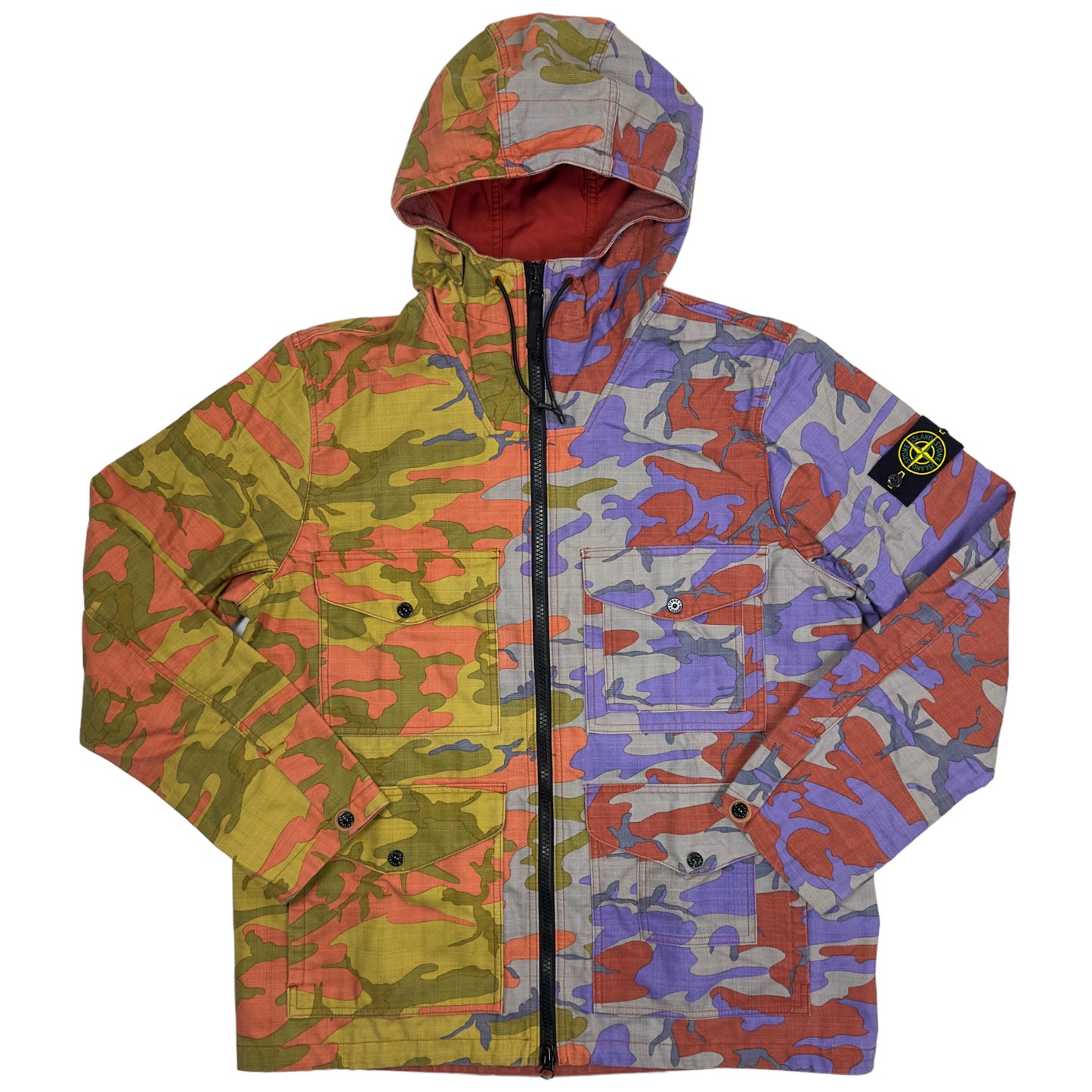 A/W 22 Stone Island Herritage Camo Ripstop Nylon Watro Jacket