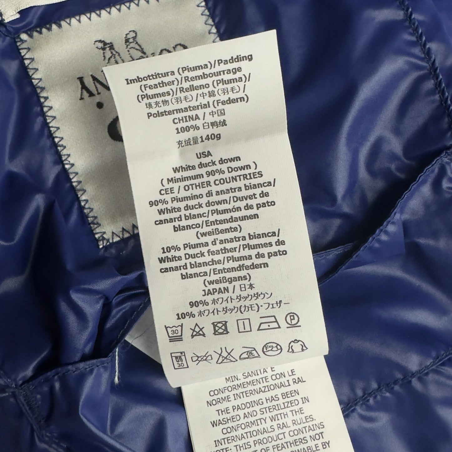 C.P. Company D.D. Shell Goggle Down Puffer Jacket - Navy