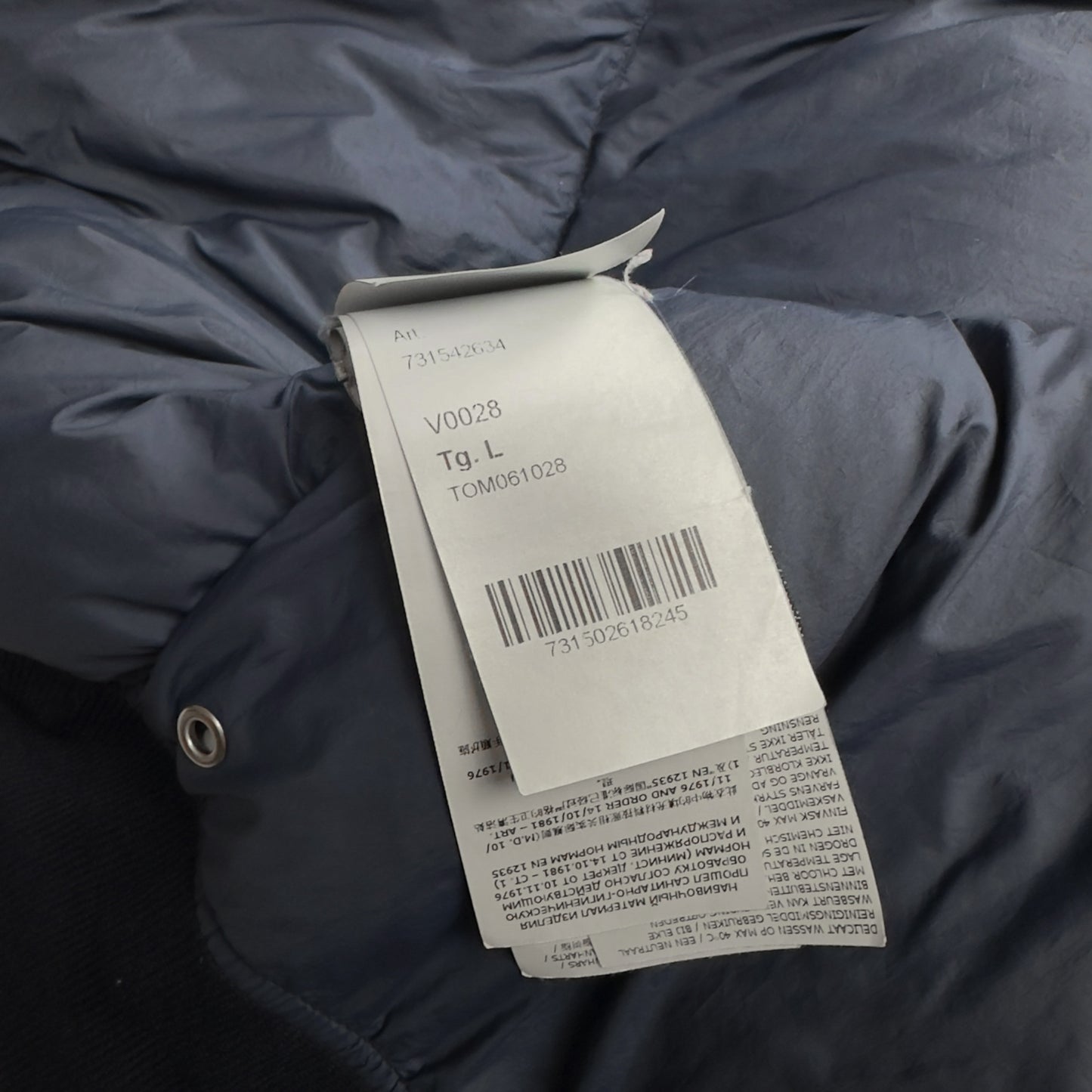 A/W 20 Stone Island Poly-Colour Frame Down-TC Puffer Jacket