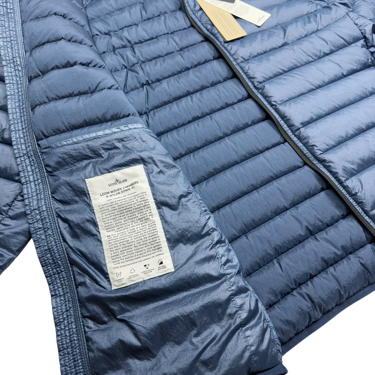 S/S 24 Stone Island Loom Woven Down Chambers R-Nylon Down TC