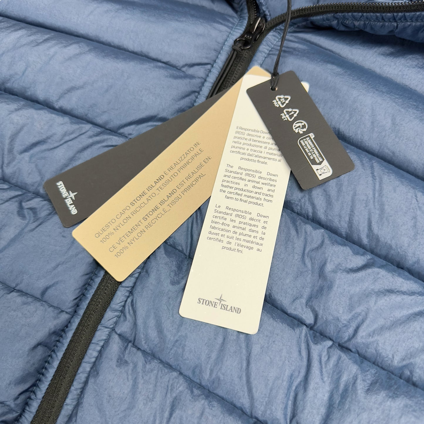 S/S 24 Stone Island Loom Woven Down Chambers R-Nylon Down TC