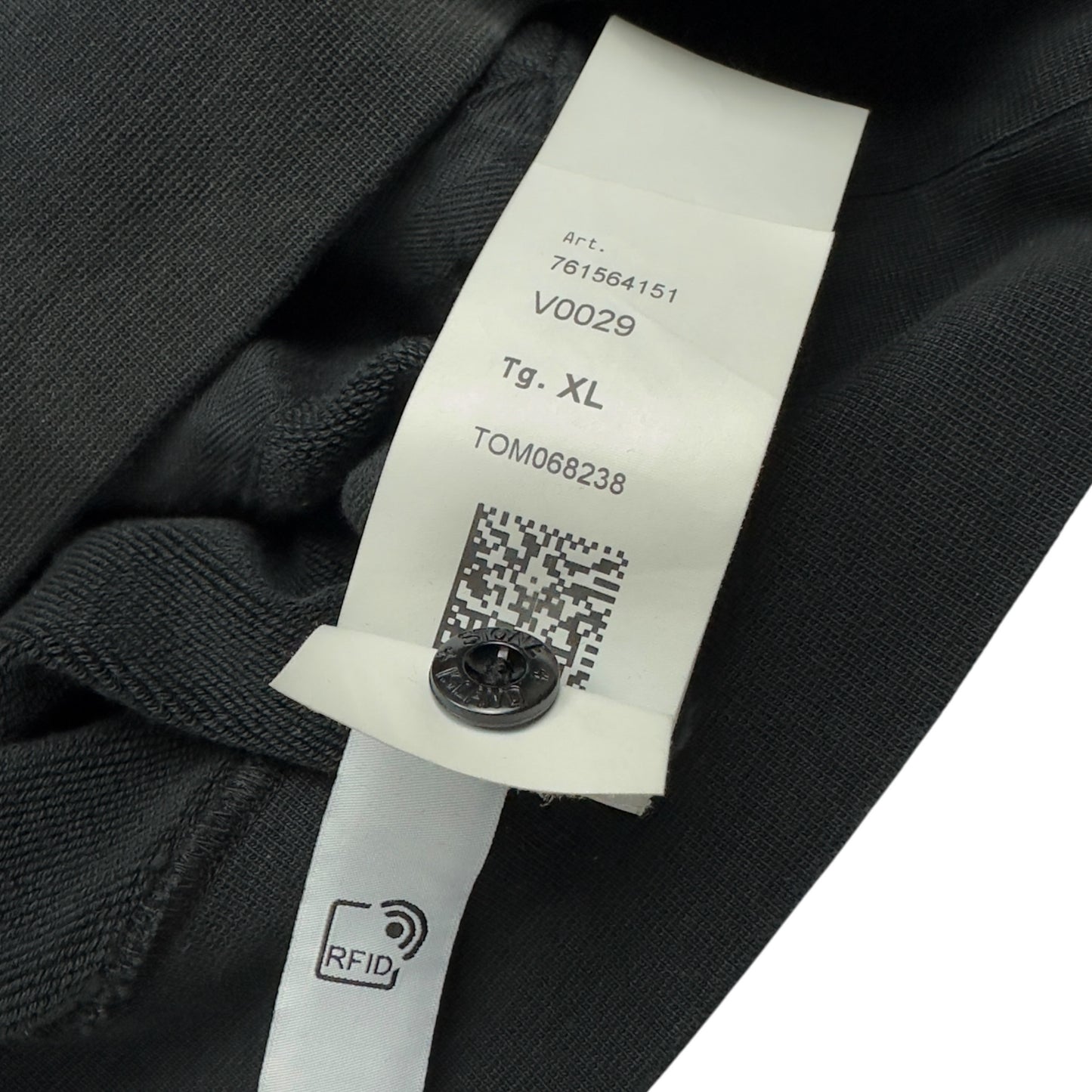 S/S 22 Stone Island Hoodie - Black