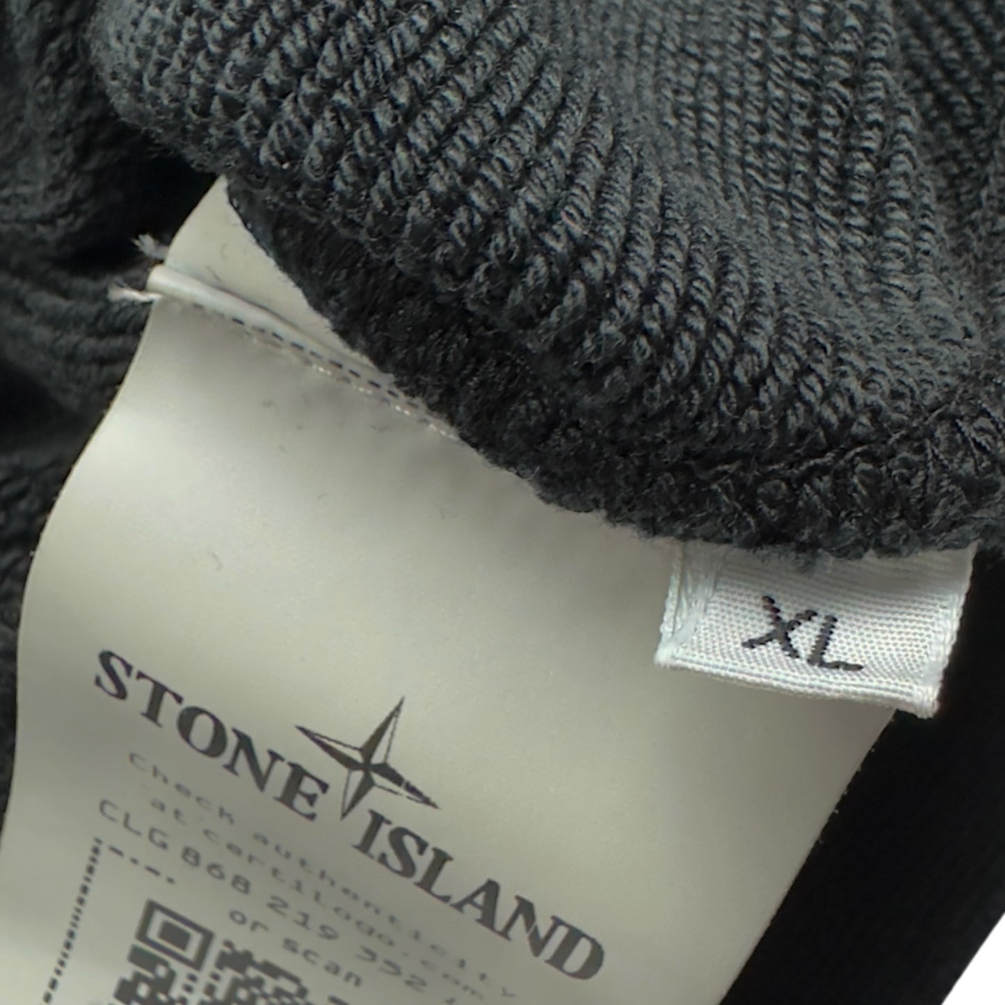 S/S 22 Stone Island Hoodie - Black