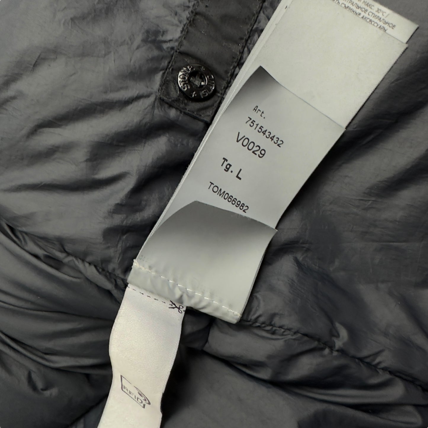 A/W 21 Stone Island Naslan Light Watro Down TC - Black