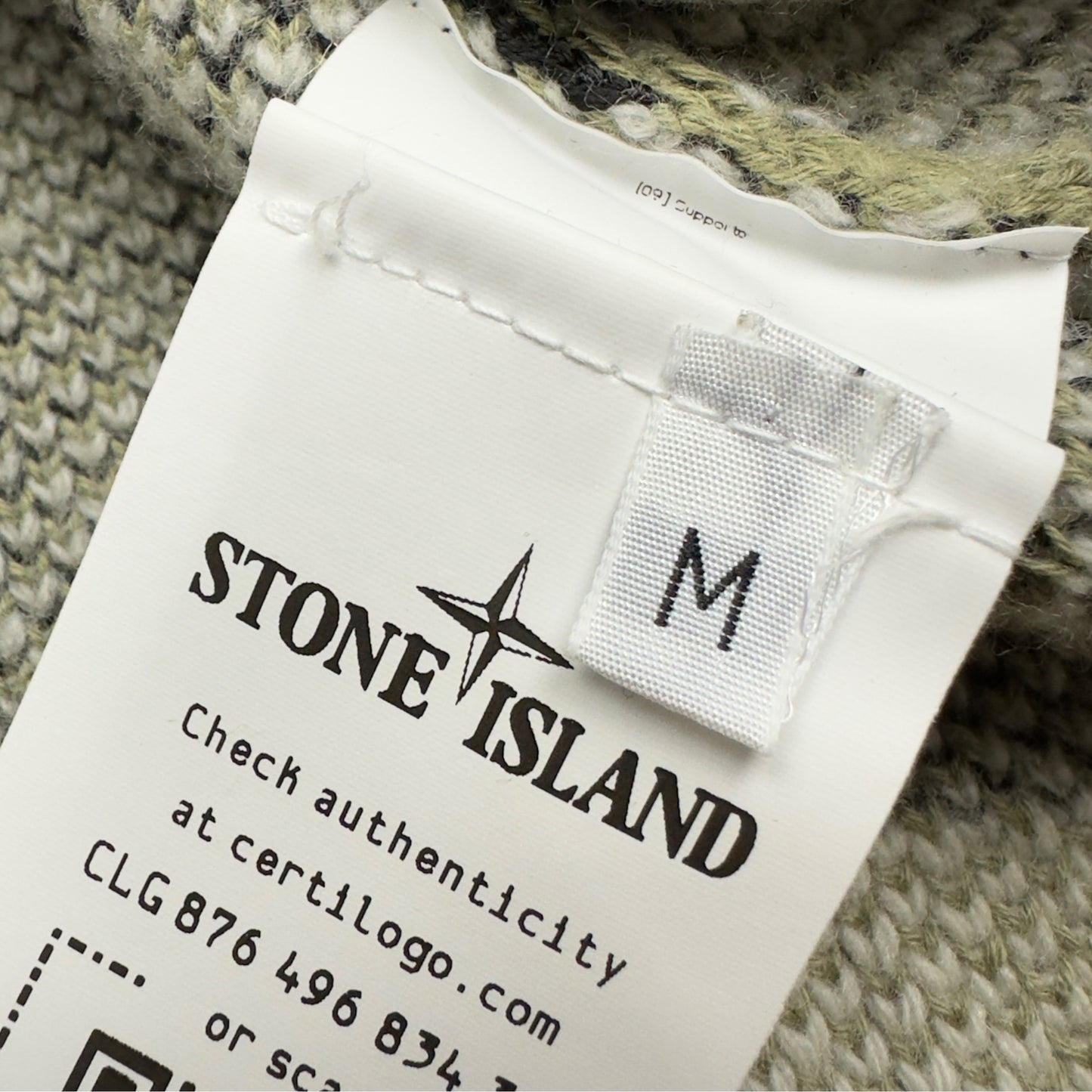 A/W 21 Stone Island Rain Camo Knitted Sweater