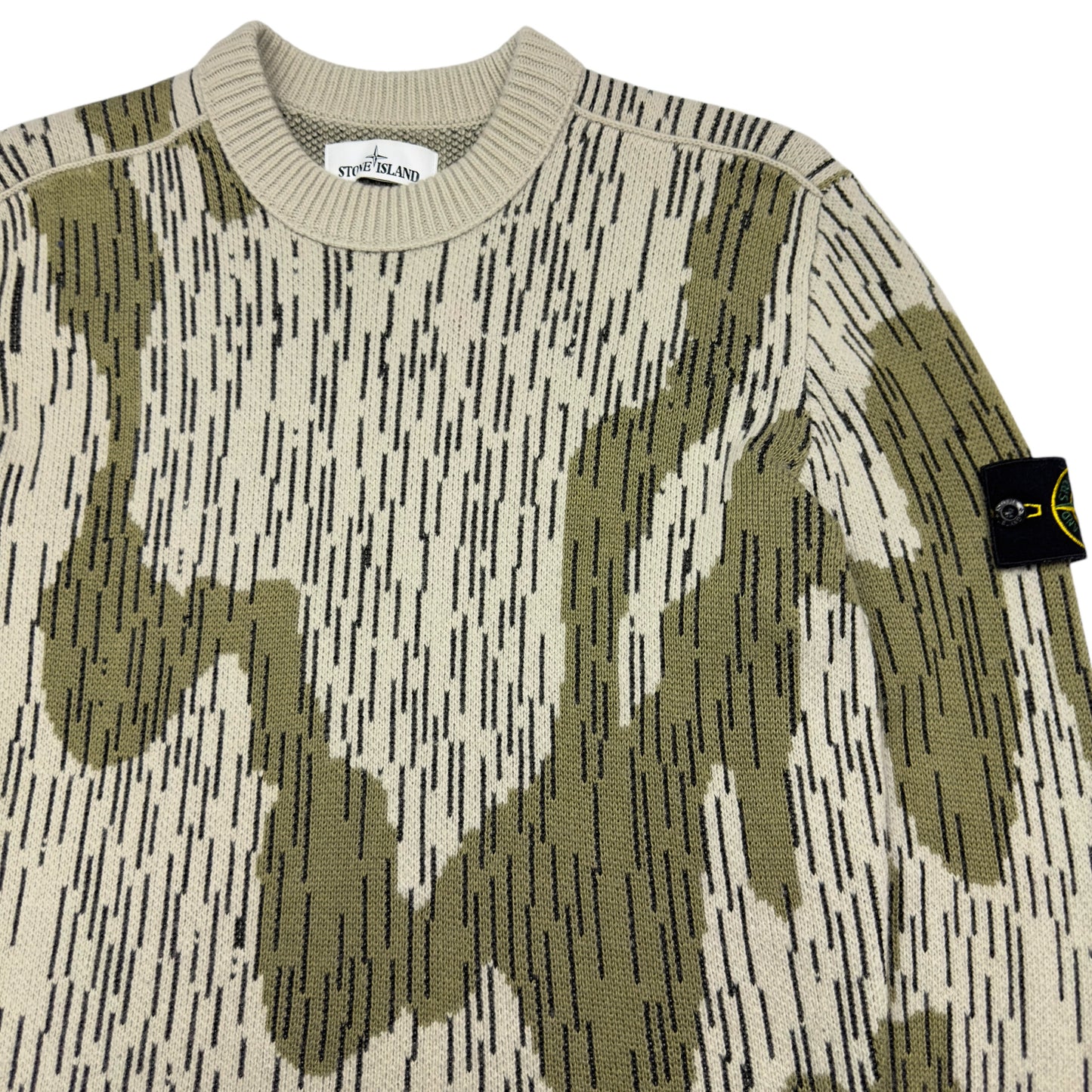 A/W 21 Stone Island Rain Camo Knitted Sweater