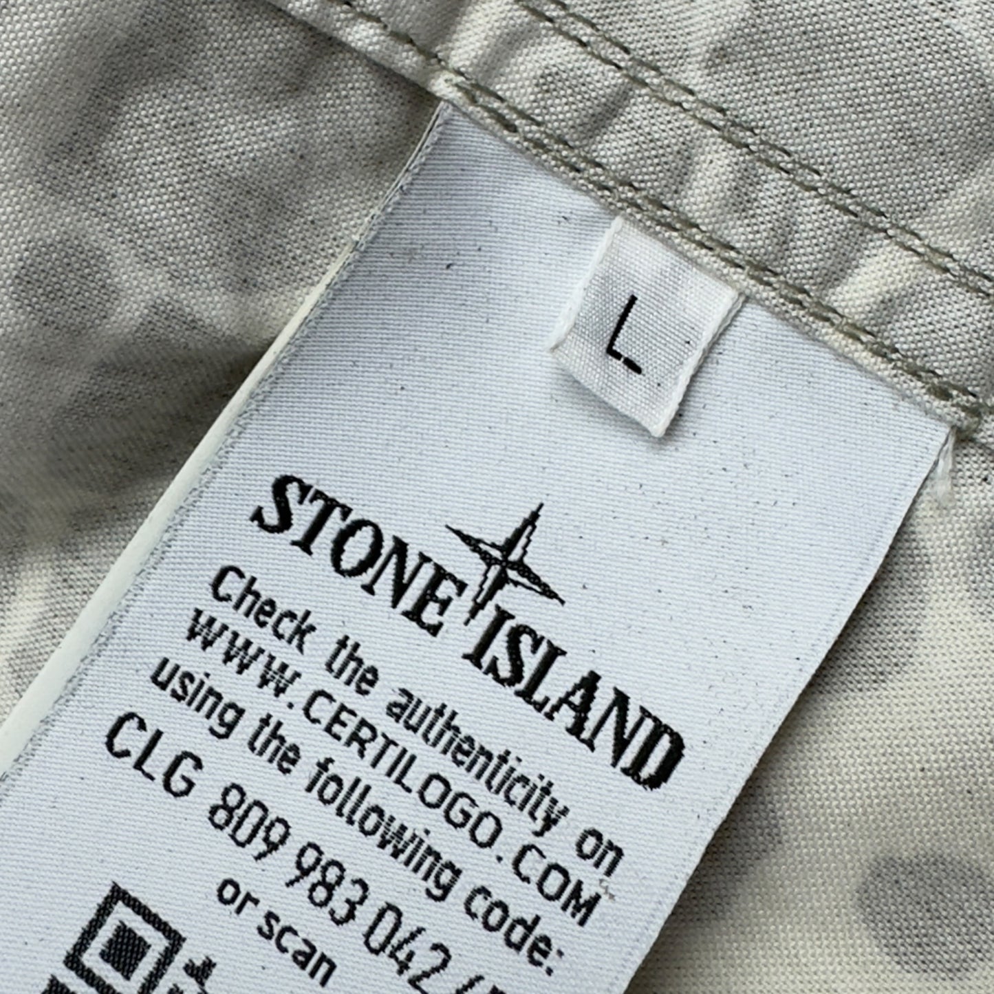 S/S 18 Stone Island Alligator Camo Light Cotton / Nylon Rep Parka