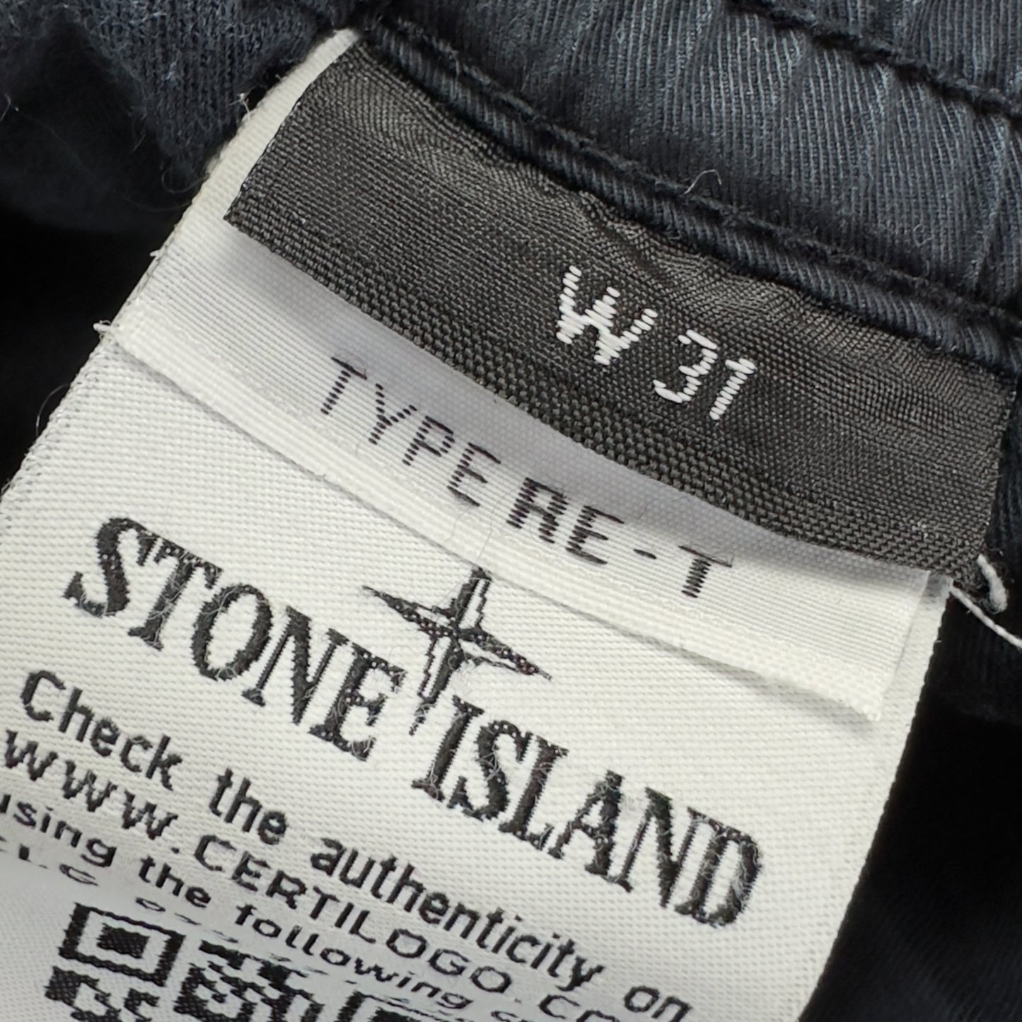 S/S 20 Stone Island Navy Ghost Cargo Trousers