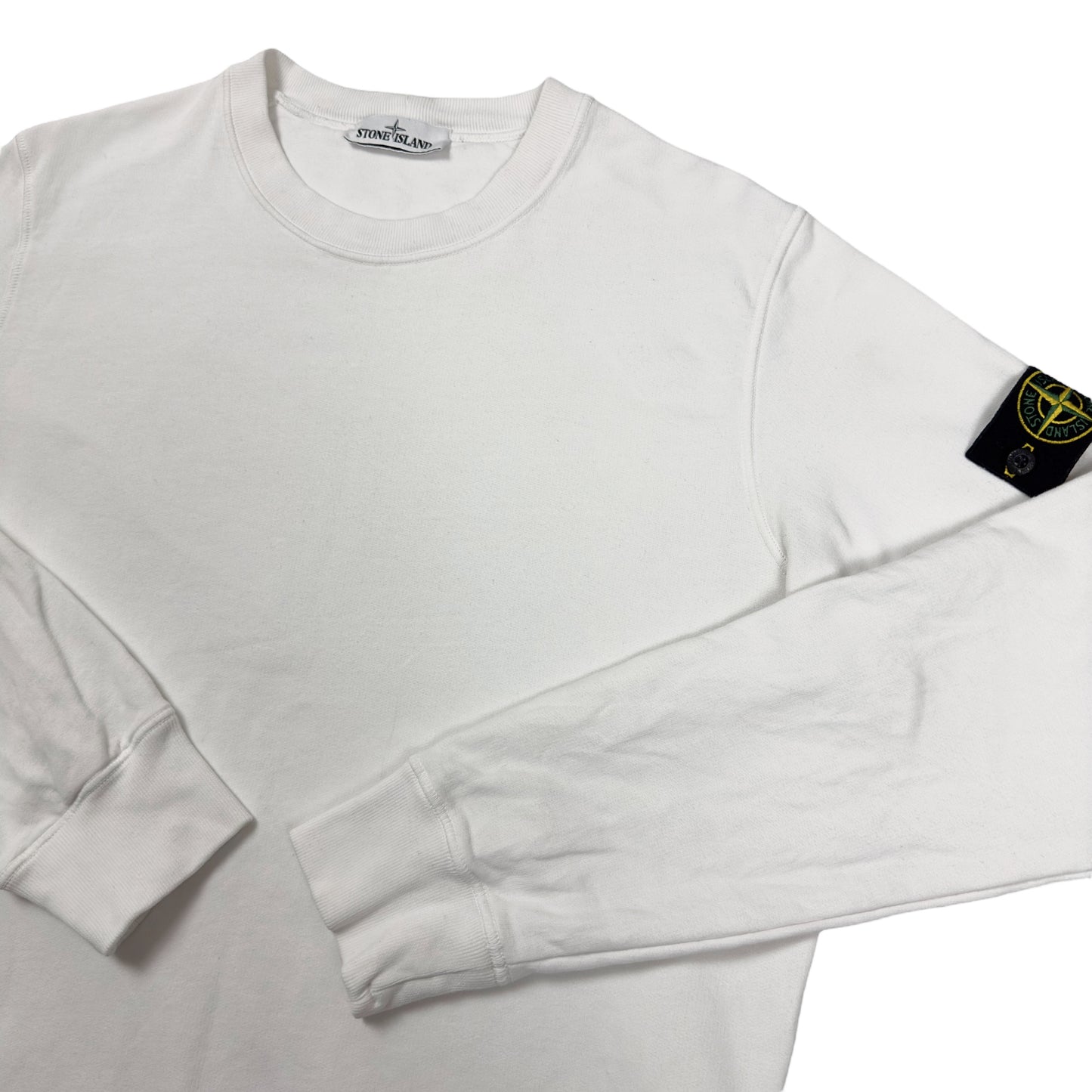 A/W 21 Stone Island Crewneck Sweater - White