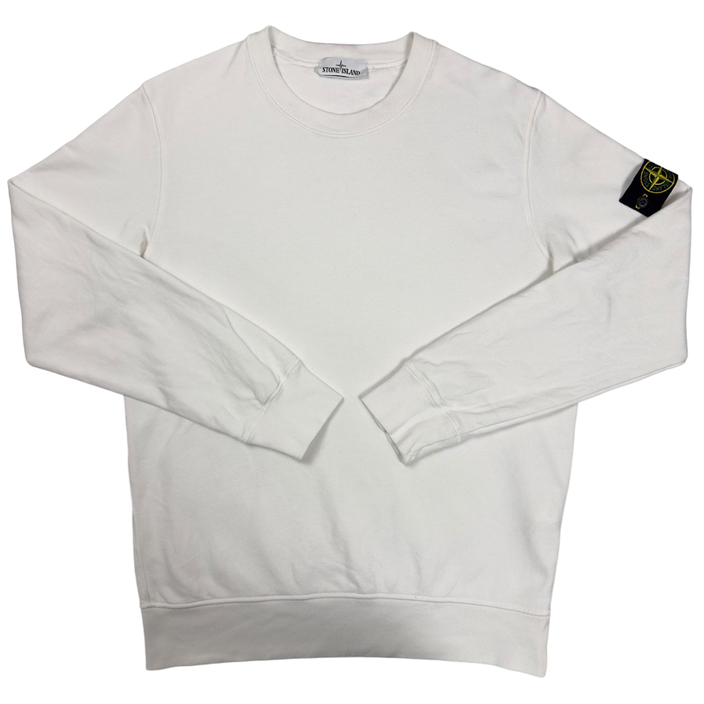 A/W 21 Stone Island Crewneck Sweater - White