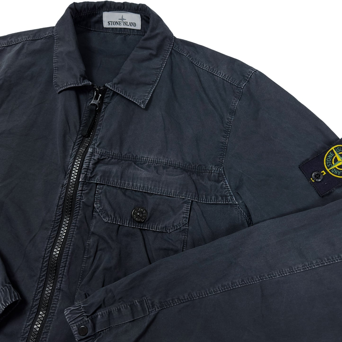 A/W 20 Stone Island Pocket Overshirt - Dark Navy