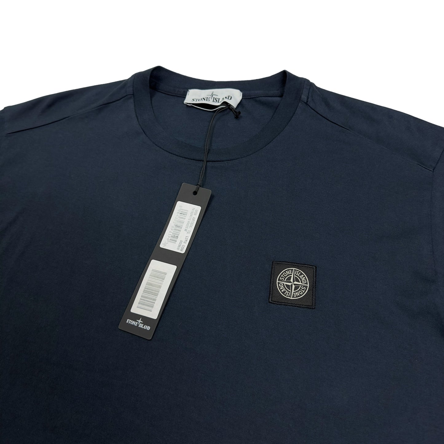 S/S 21 Stone Island Patch T-Shirt - Navy
