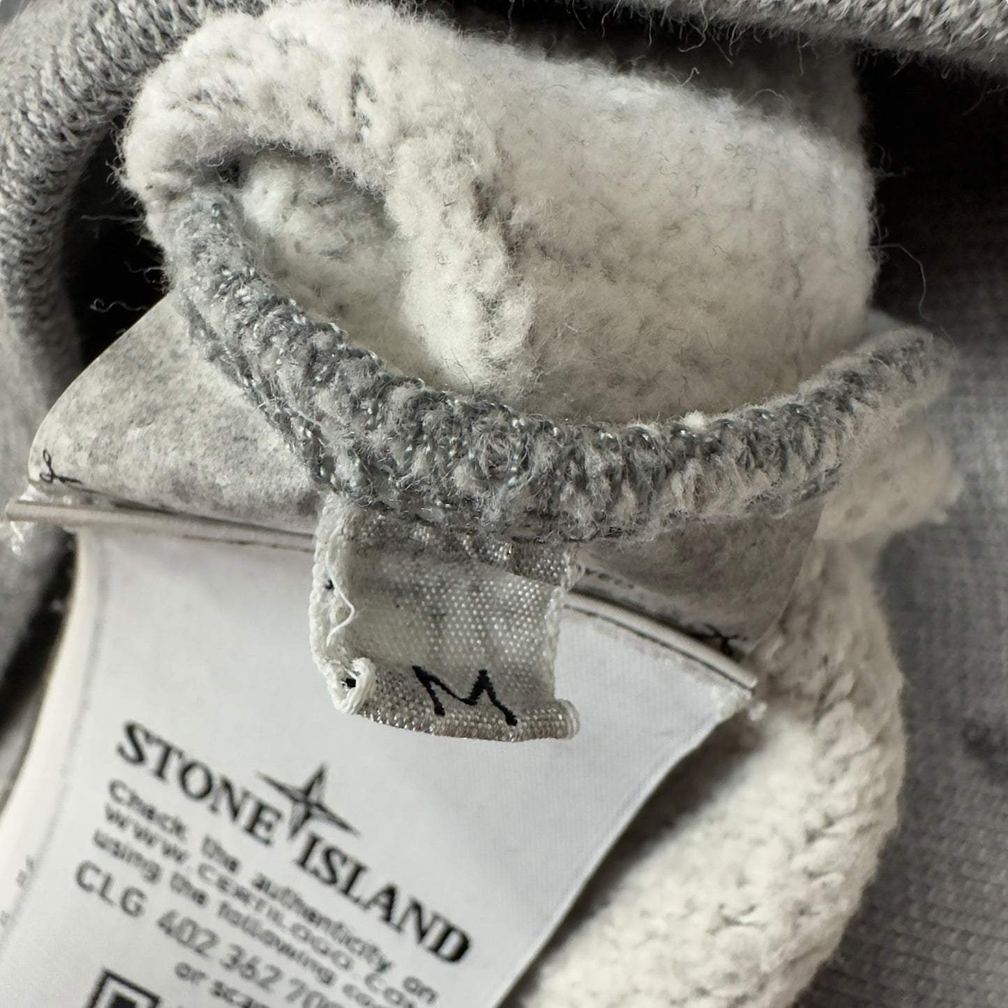 A/W 20 Stone Island Dust Colour Treatment Hoodie - Grey