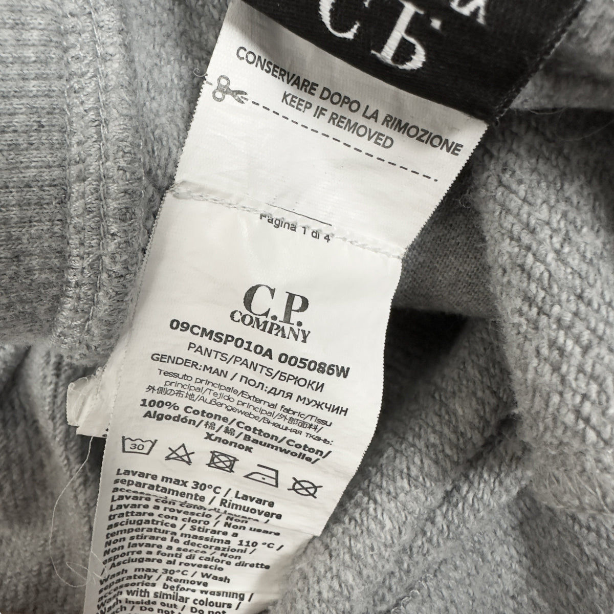 C.P. Company Cargo Joggers - Grey