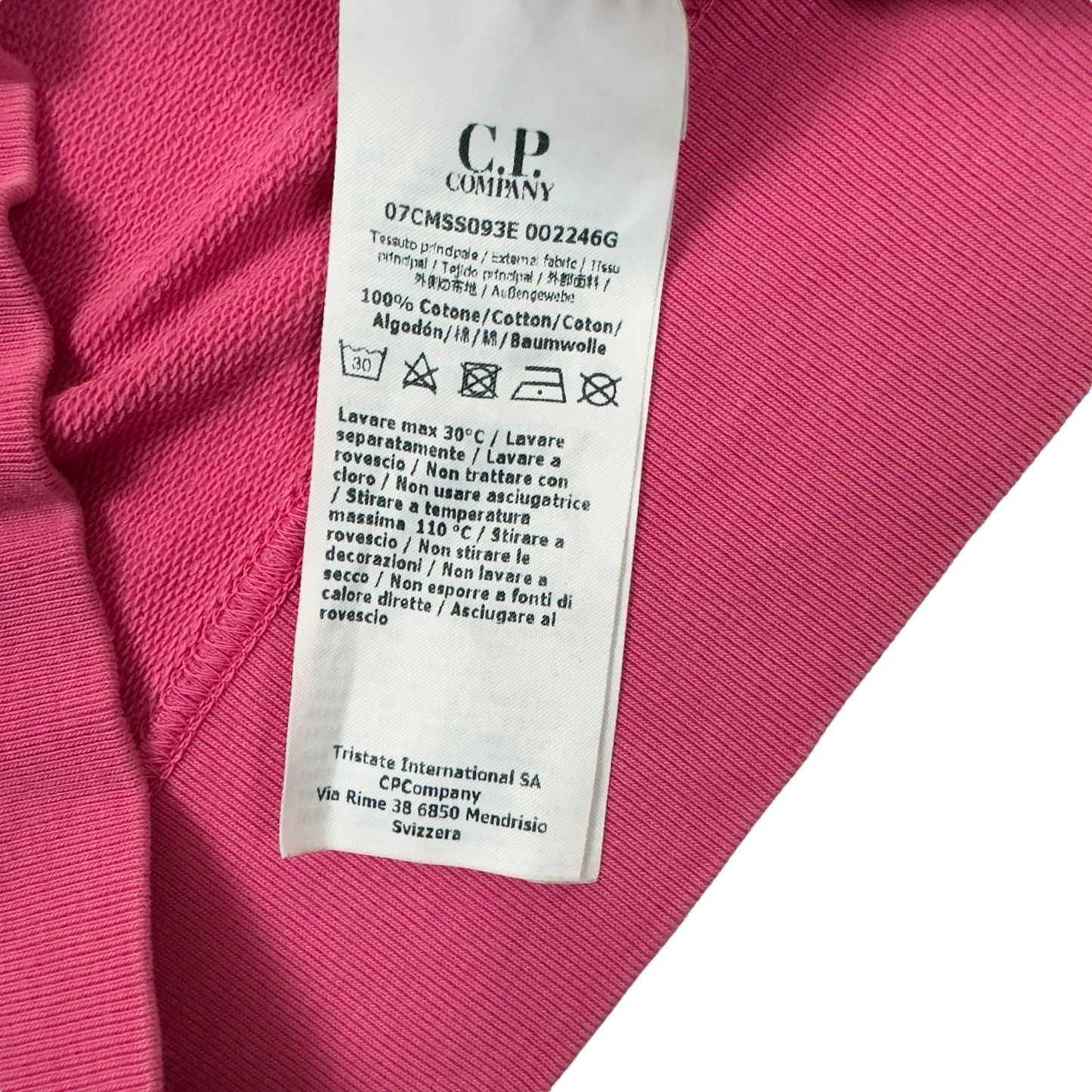 C.P. Company Exclusive Dye Centre Logo Sweat