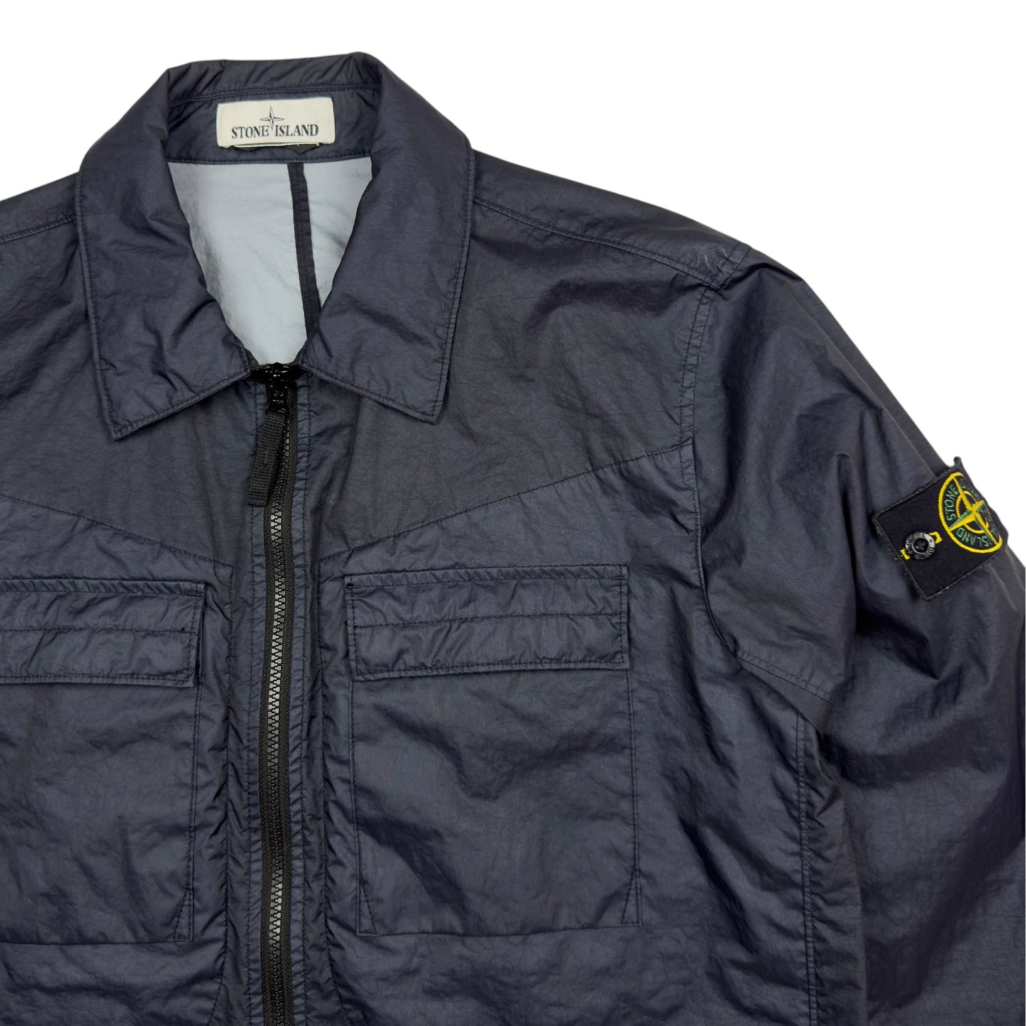 S/S 22 Stone Island Membrana 3L TC Overshirt - Navy
