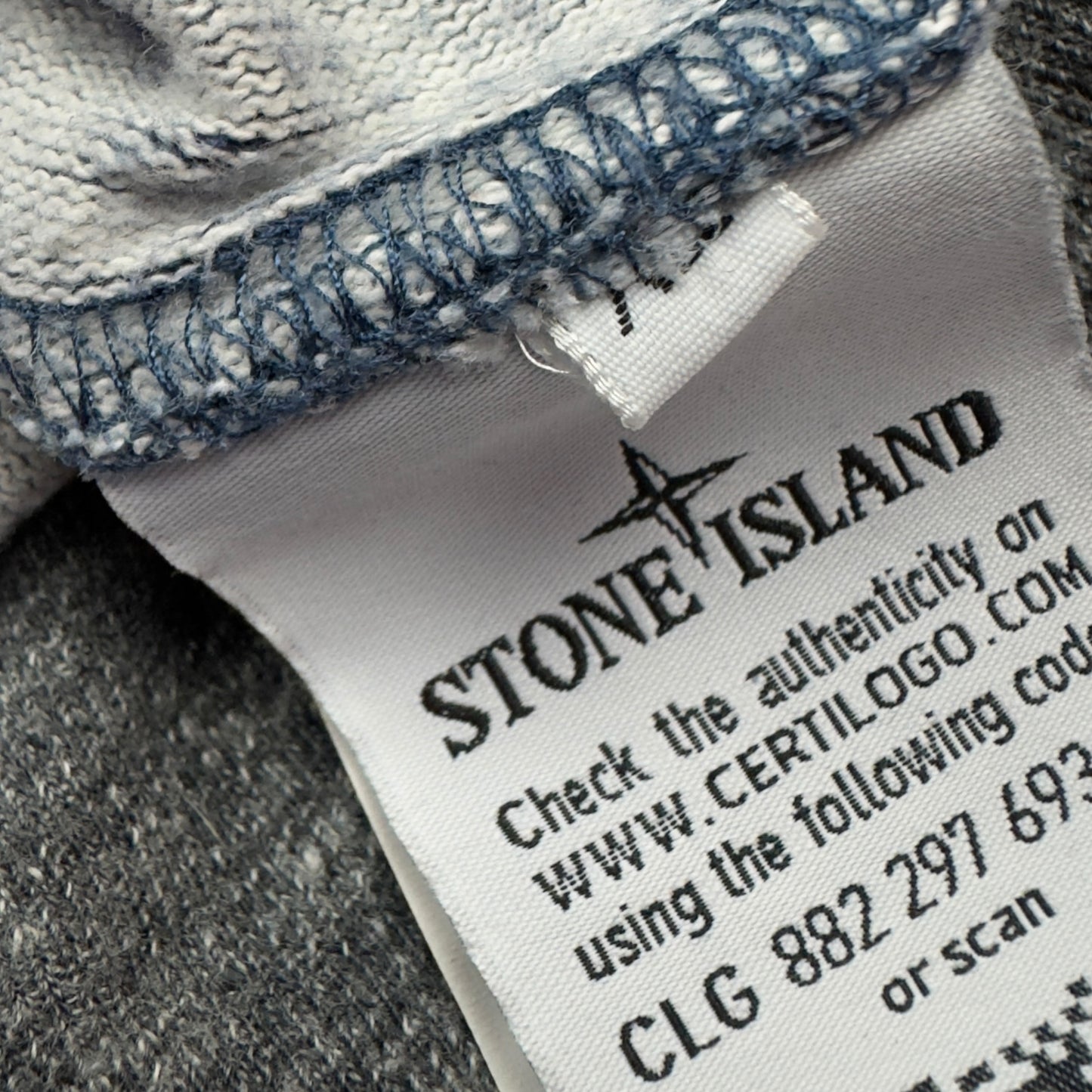 A/W 14 Stone Island Marl Hoodie - Blue