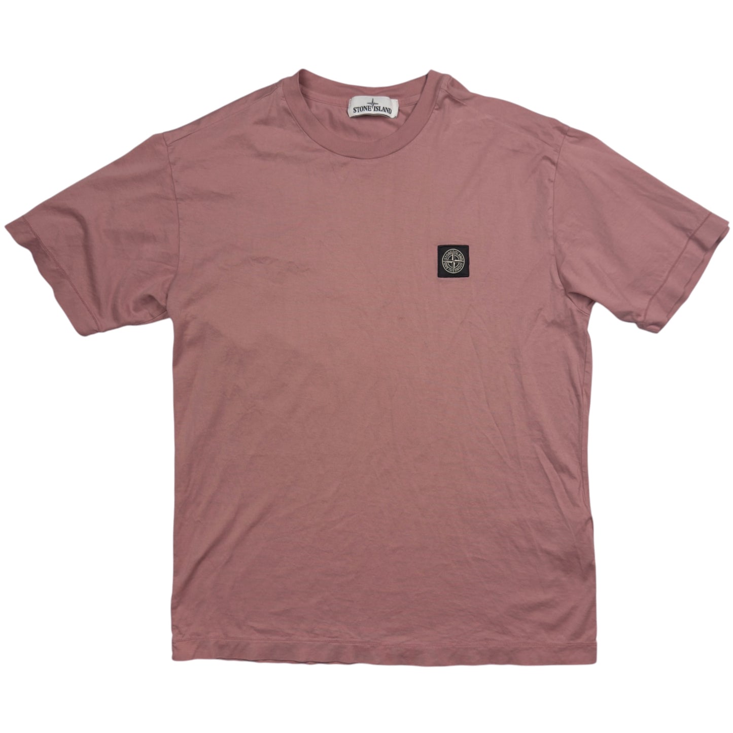 S/S 21 Stone Island Patch T-Shirt - Pink