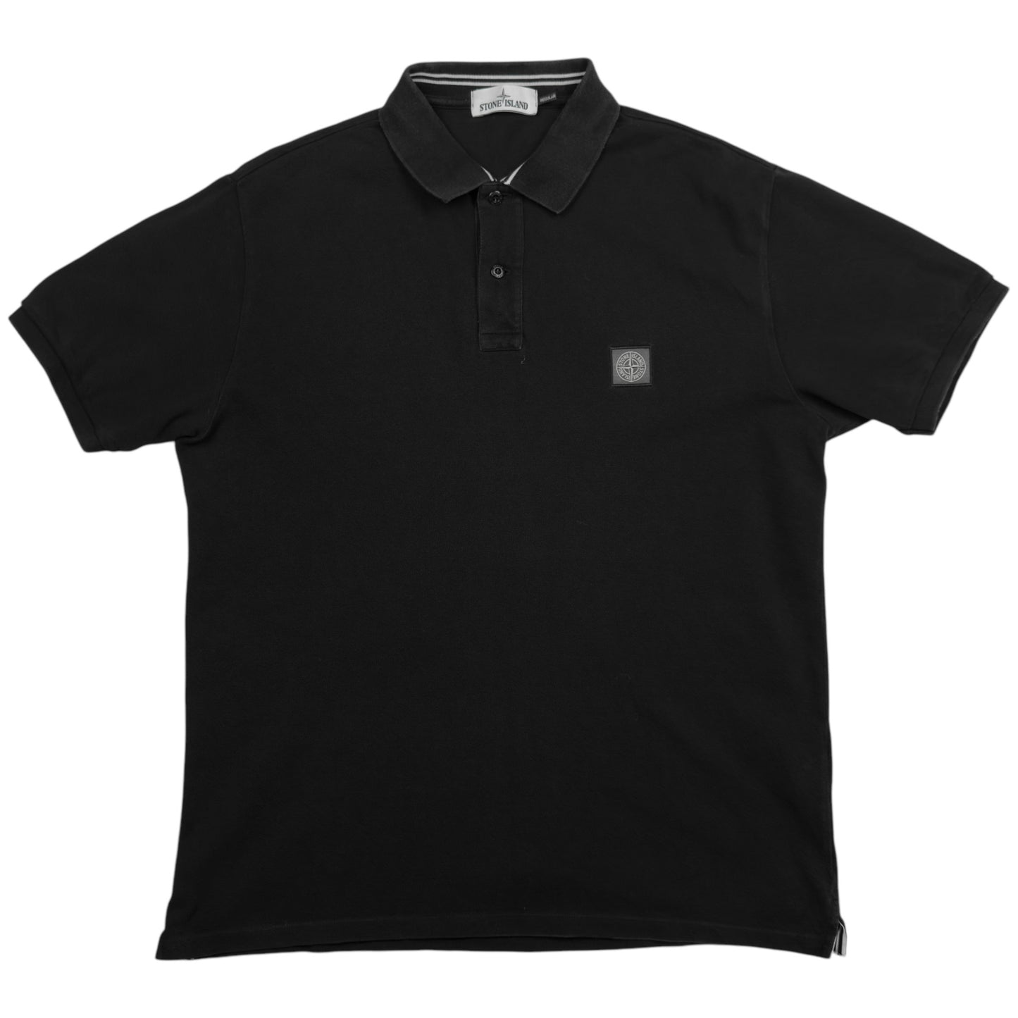 A/W 16 Stone Island Regular Fit Polo Shirt - Black