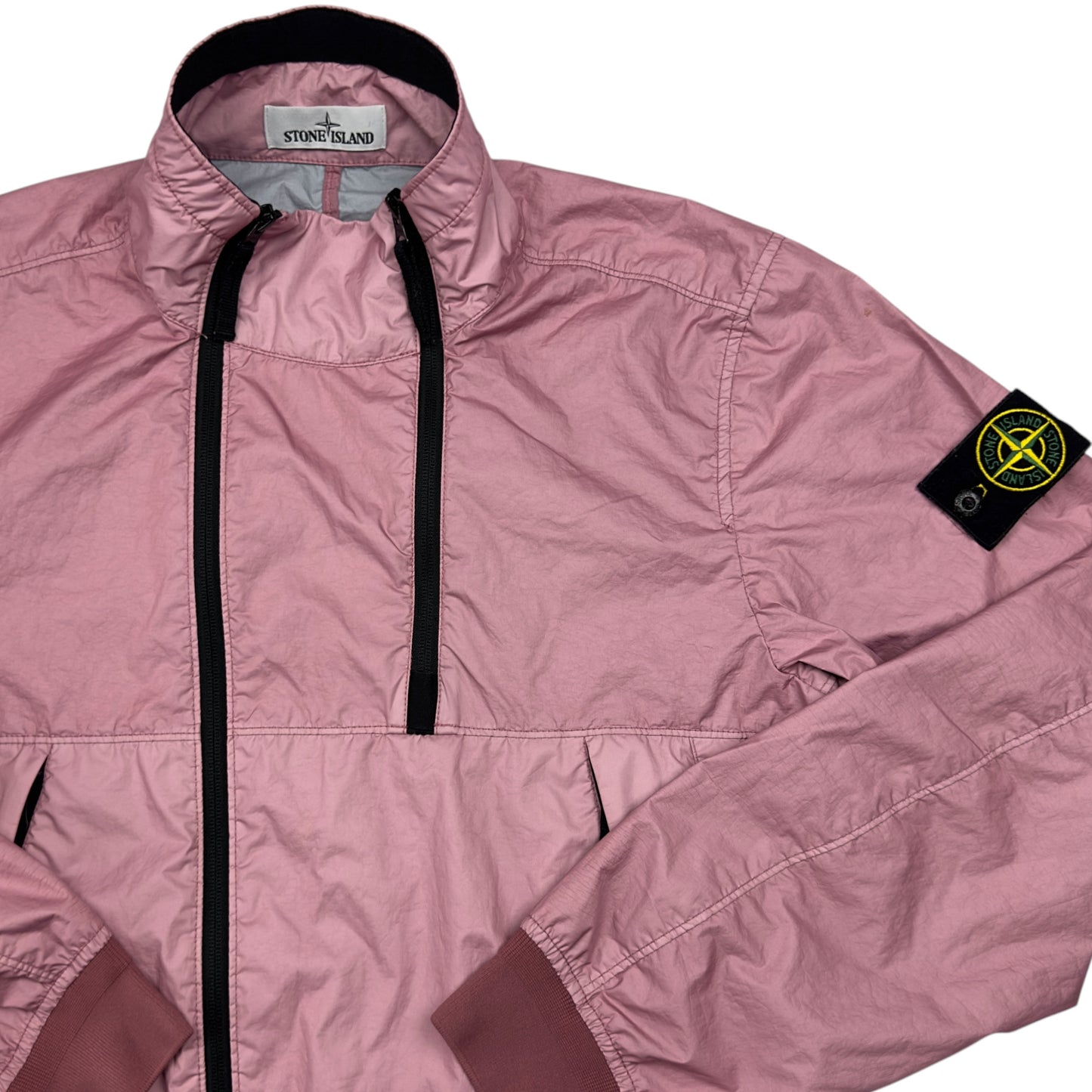 S/S 20 Stone Island Membrana 3L TC Twin Zip Jacket - Pink