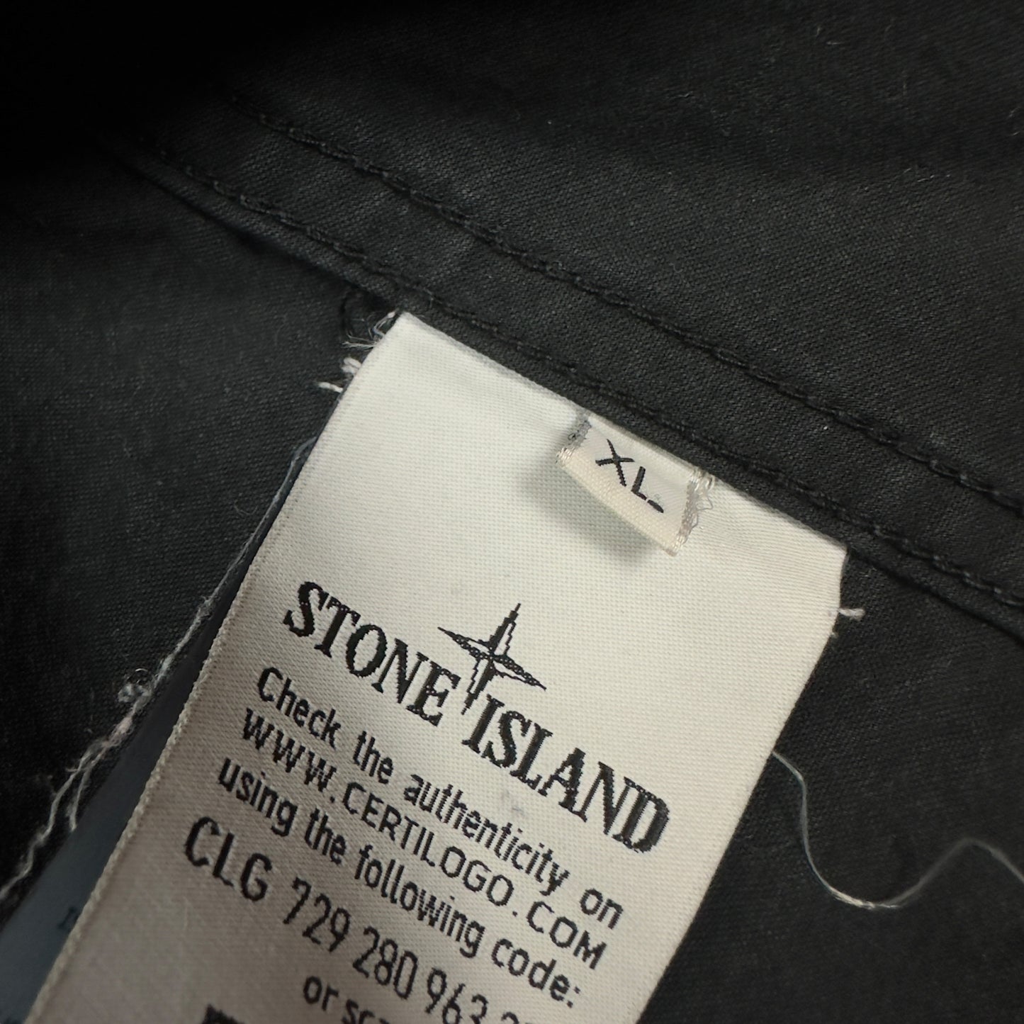 S/S 20 Stone Island Cotton Cordura Field Jacket - Black