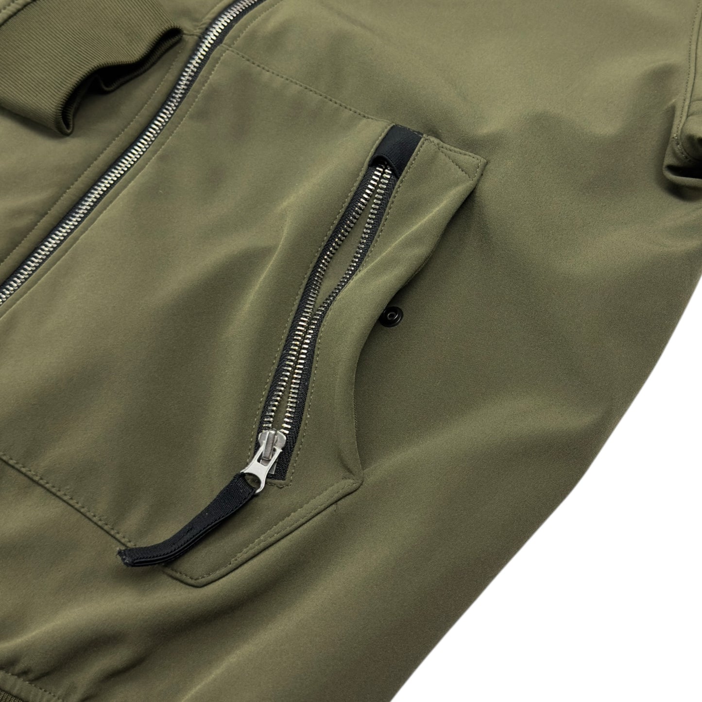 S/S 21 Stone Island Light Soft Shell-R Jacket with e-dye Technology - Khaki