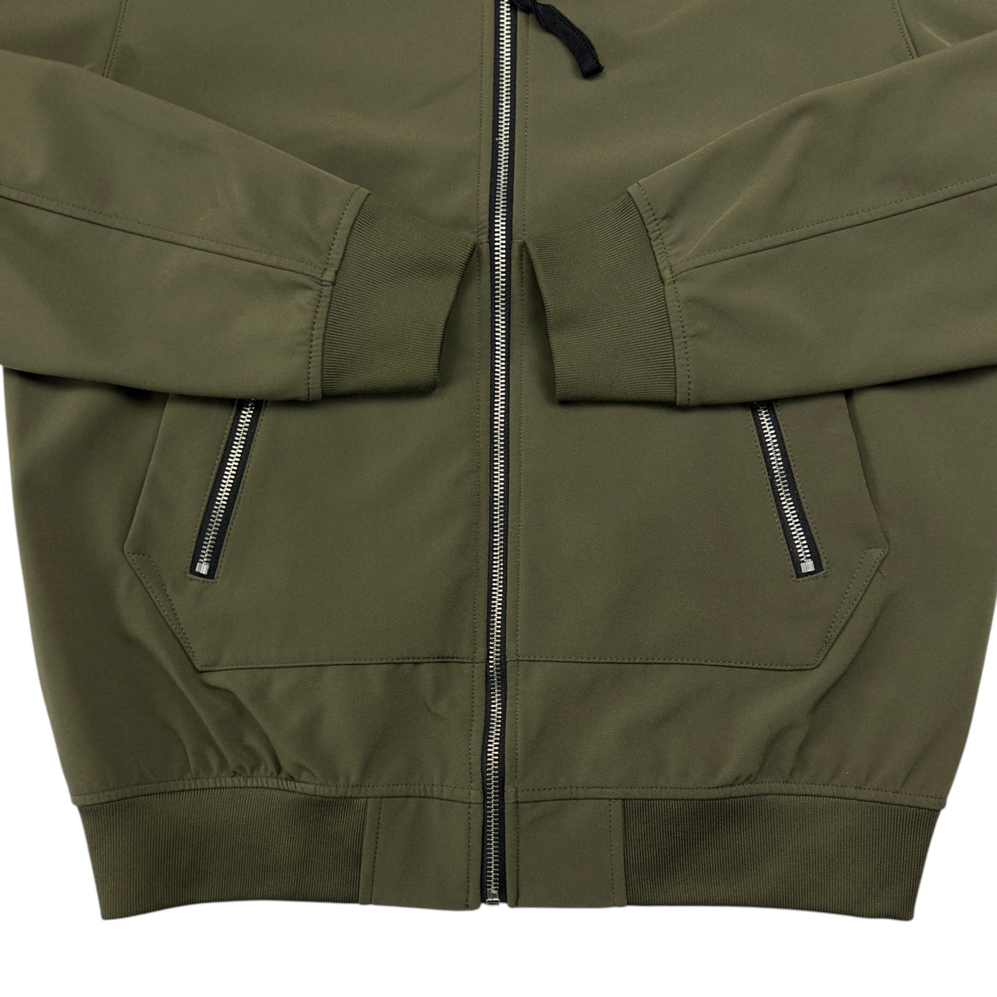S/S 21 Stone Island Light Soft Shell-R Jacket with e-dye Technology - Khaki