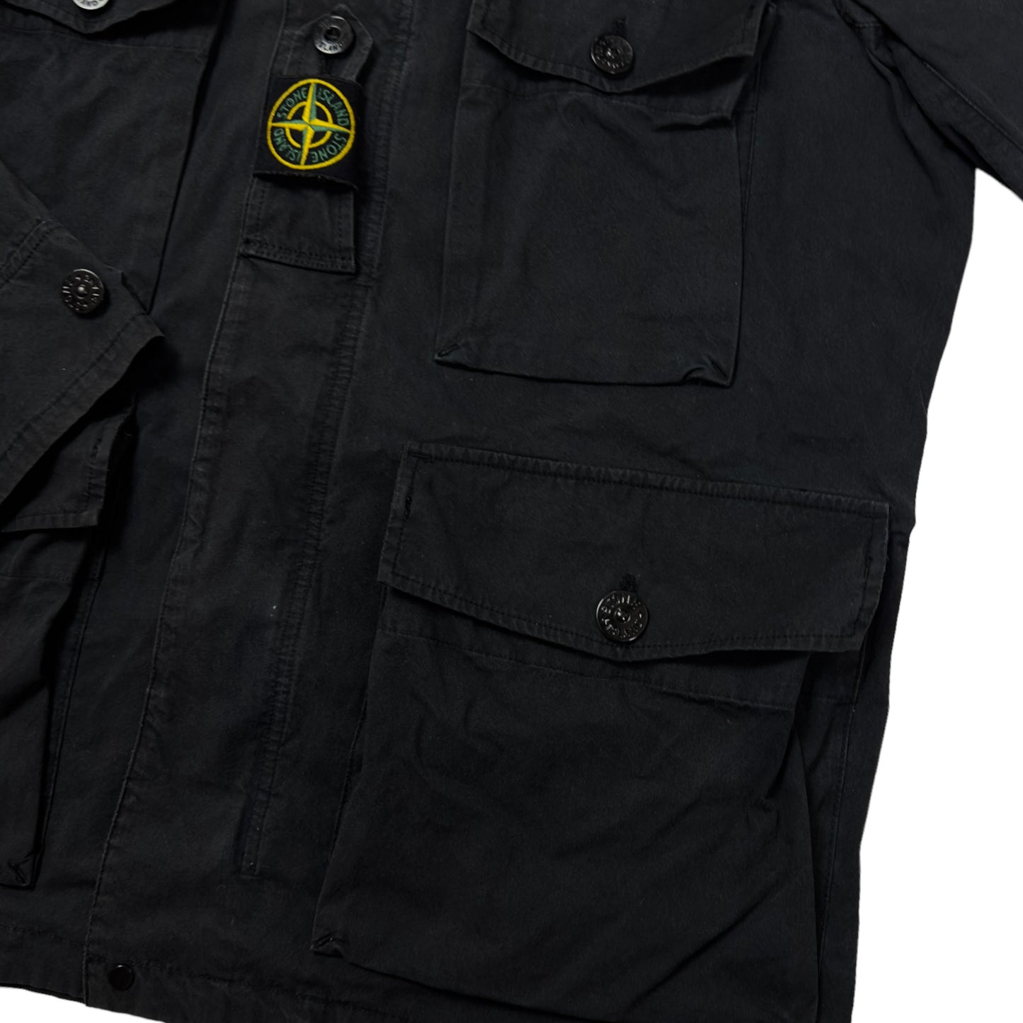 S/S 20 Stone Island Cotton Cordura Field Jacket - Black