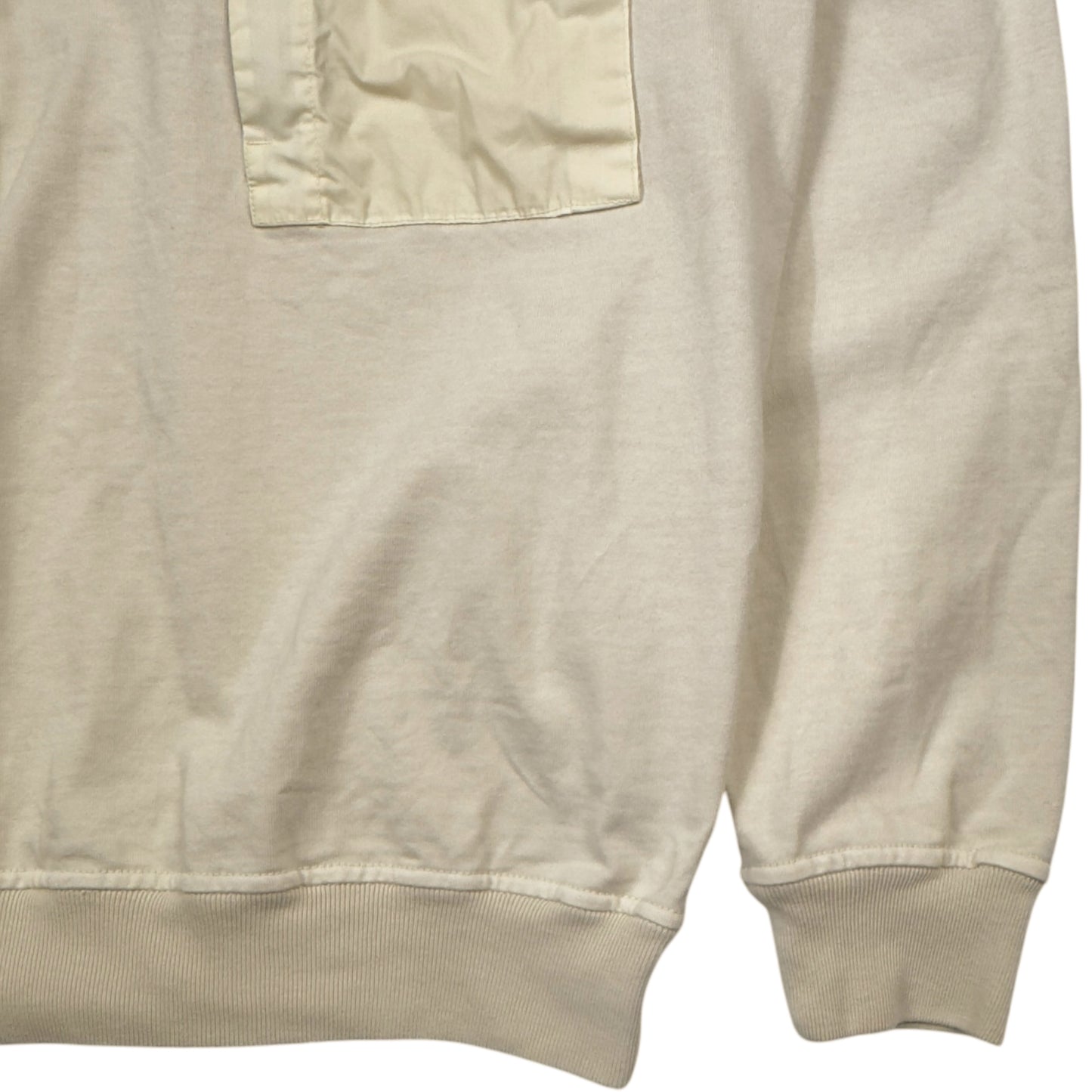 S/S 20 Stone Island Mussola Gommata Crewneck Pocket Sweater - Beige