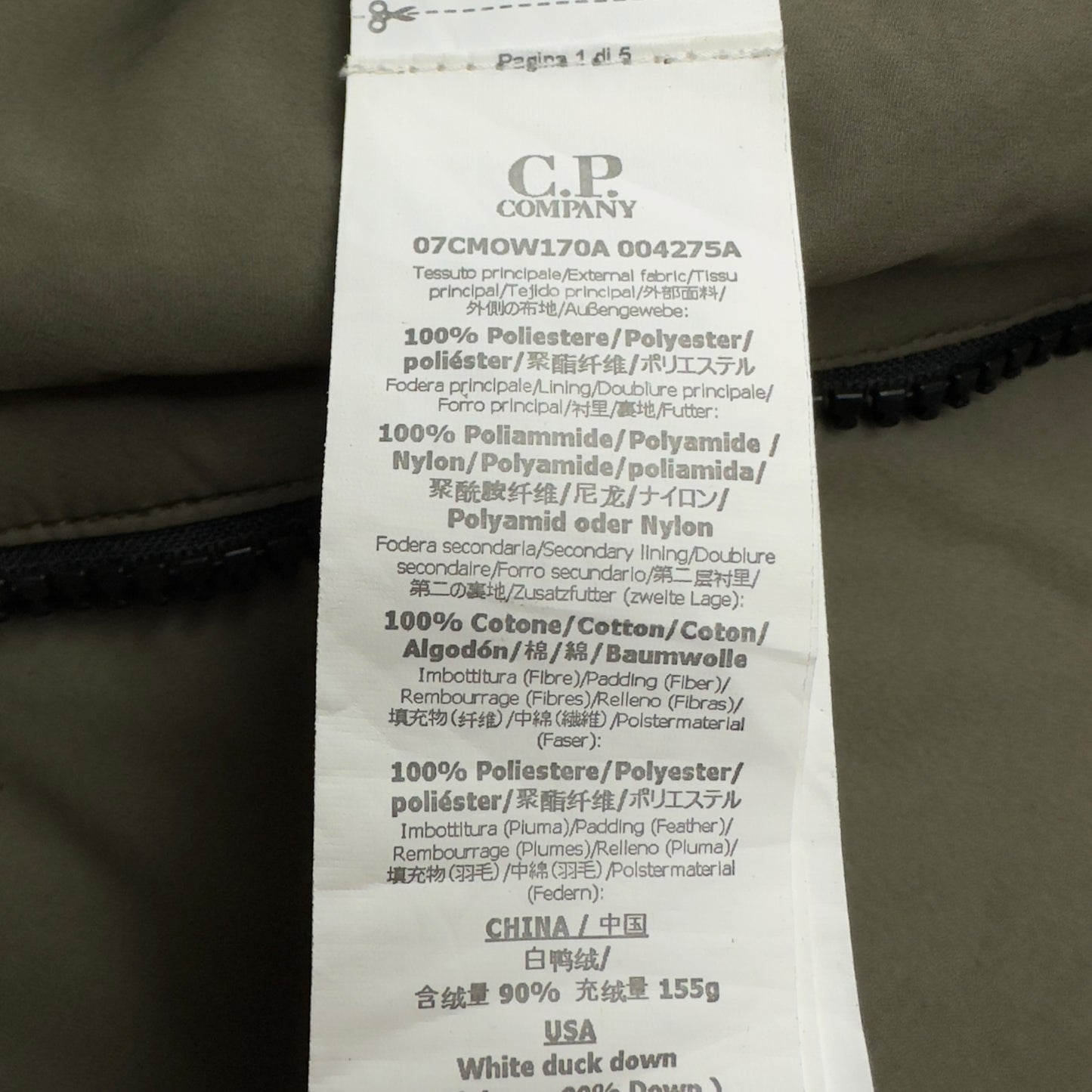 C.P. Company Micro M Down Parka