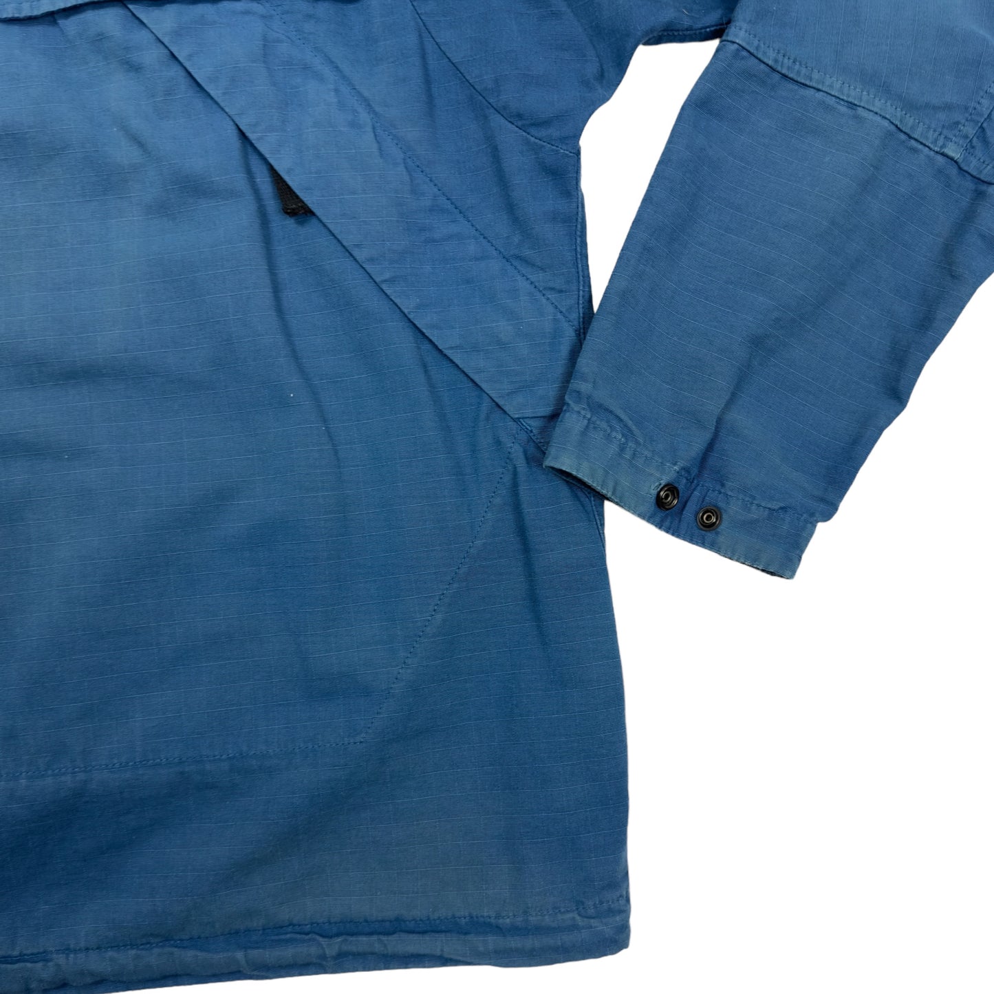 A/W 20 Stone Island Quarterzip Popover Ripstop Smock - Blue