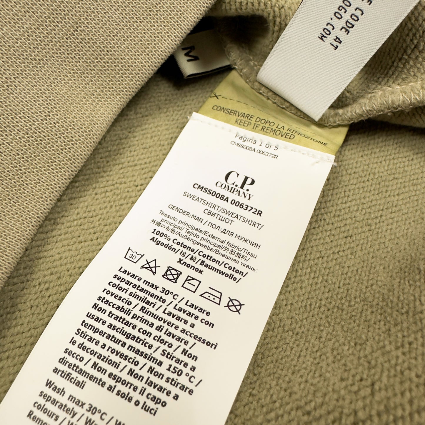 C.P. Company Resist Dyed Crewneck Sweater