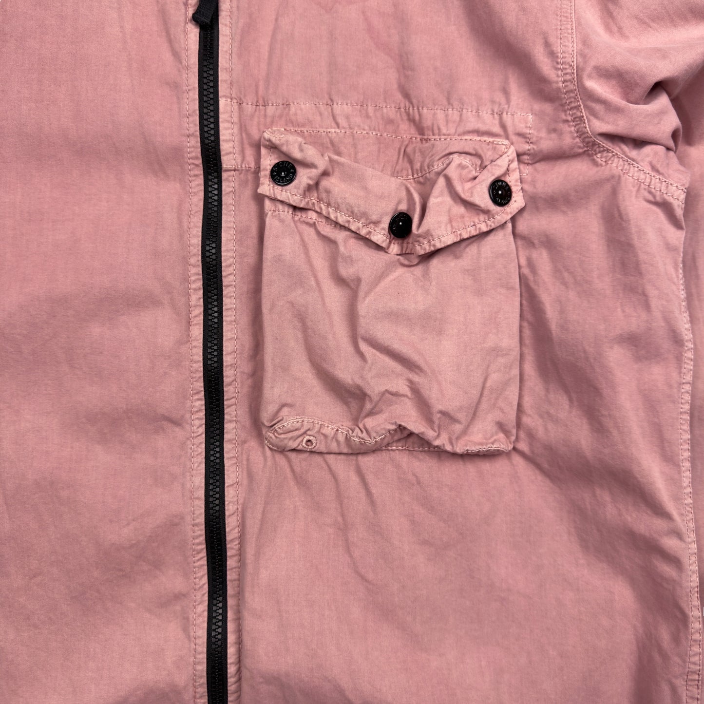 S/S 21 Stone Island Pocket Overshirt - Pink