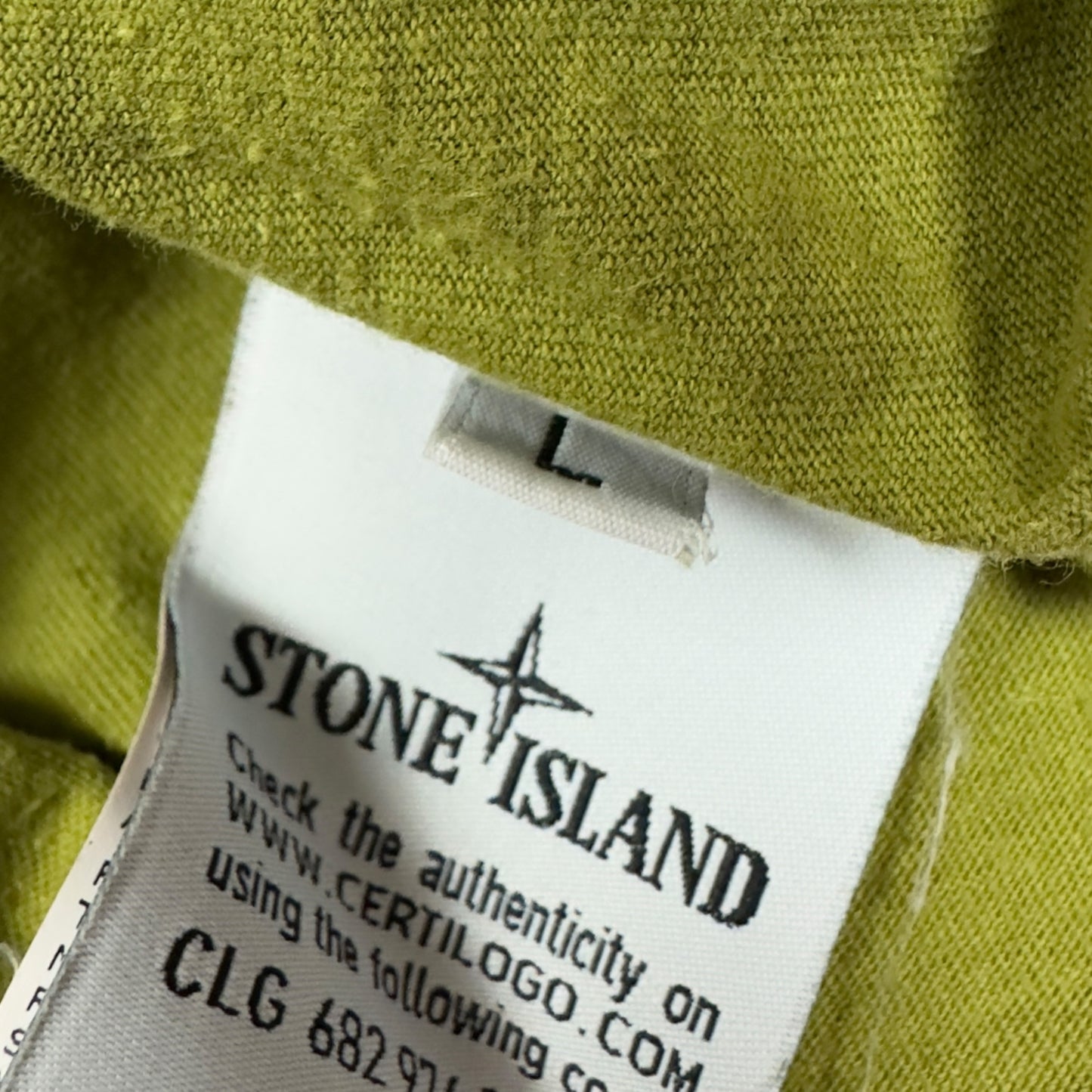 S/S 15 Stone Island Front & Back Print T-Shirt - Green