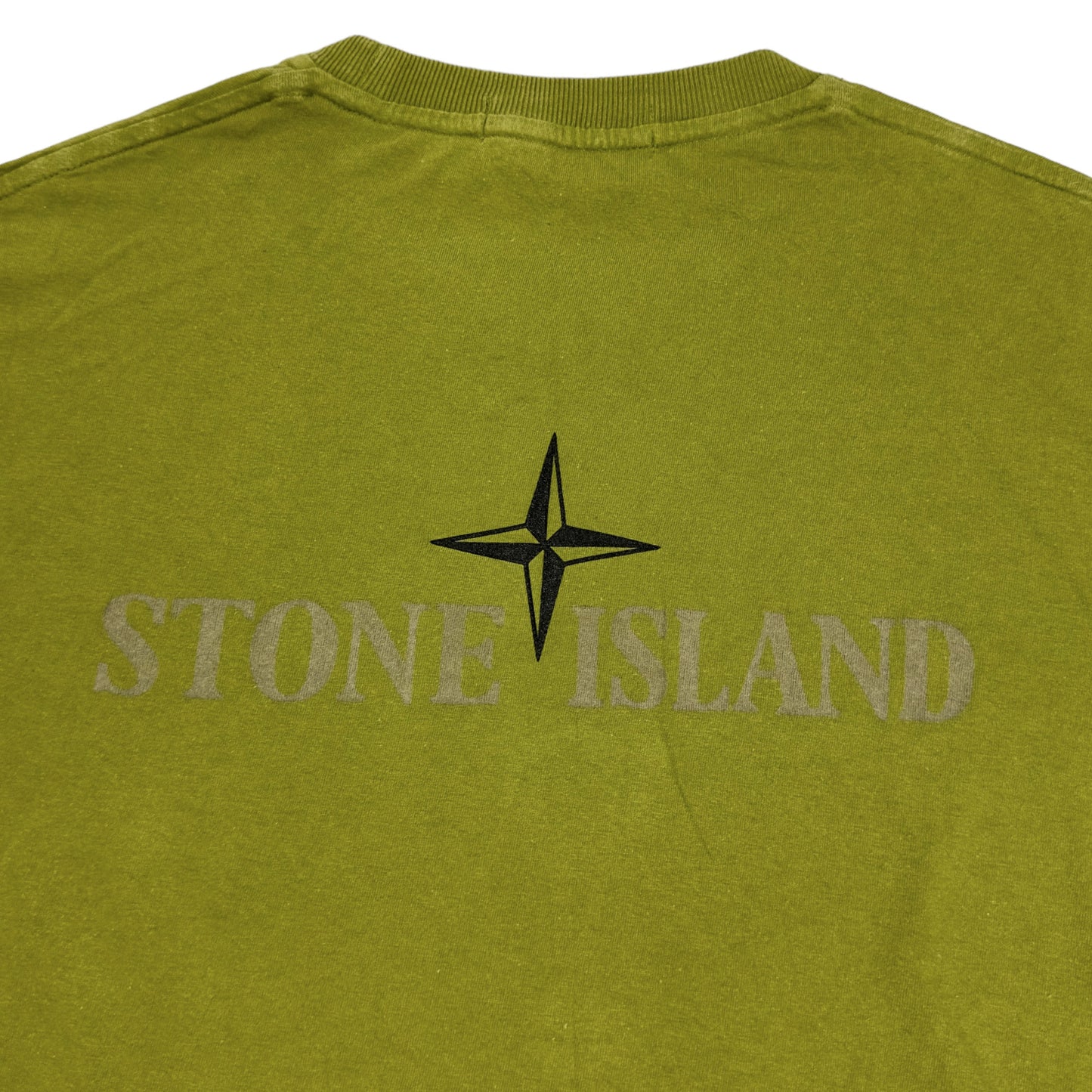 S/S 15 Stone Island Front & Back Print T-Shirt - Green