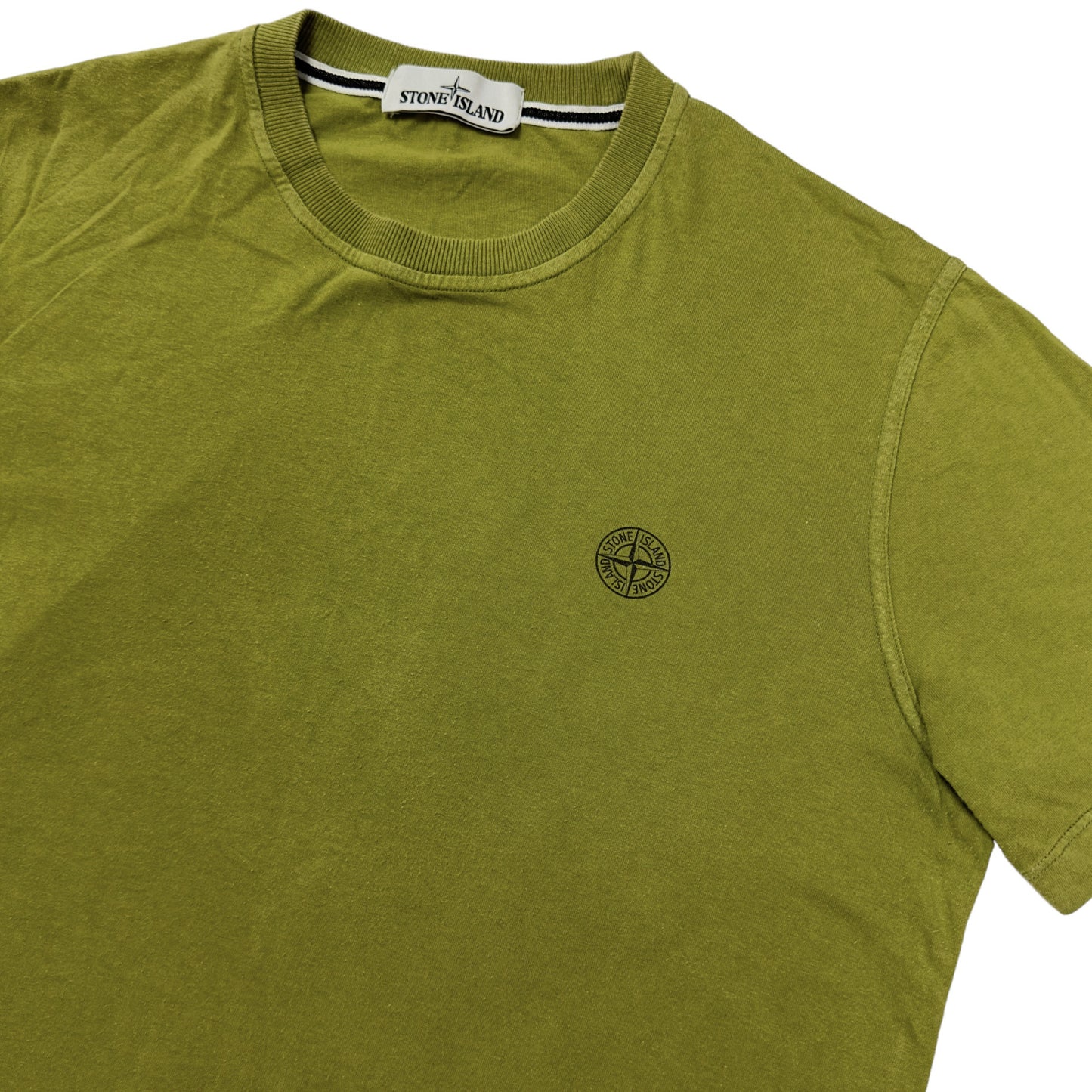 S/S 15 Stone Island Front & Back Print T-Shirt - Green