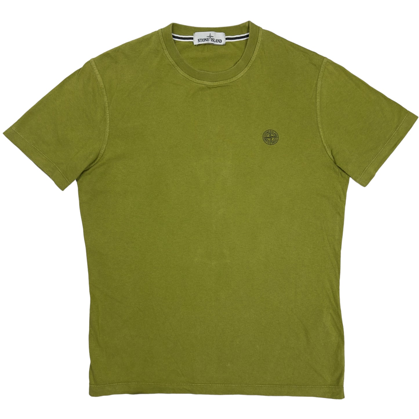 S/S 15 Stone Island Front & Back Print T-Shirt - Green