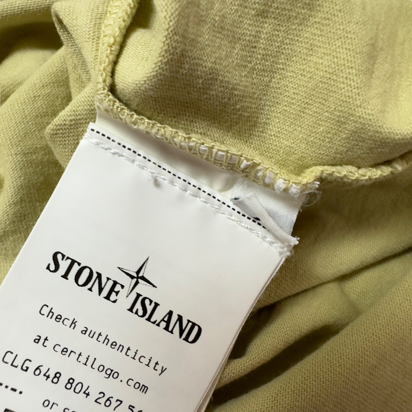 A/W 23 Stone Island "INDUSTRIAL TWO" Textured Print T-Shirt
