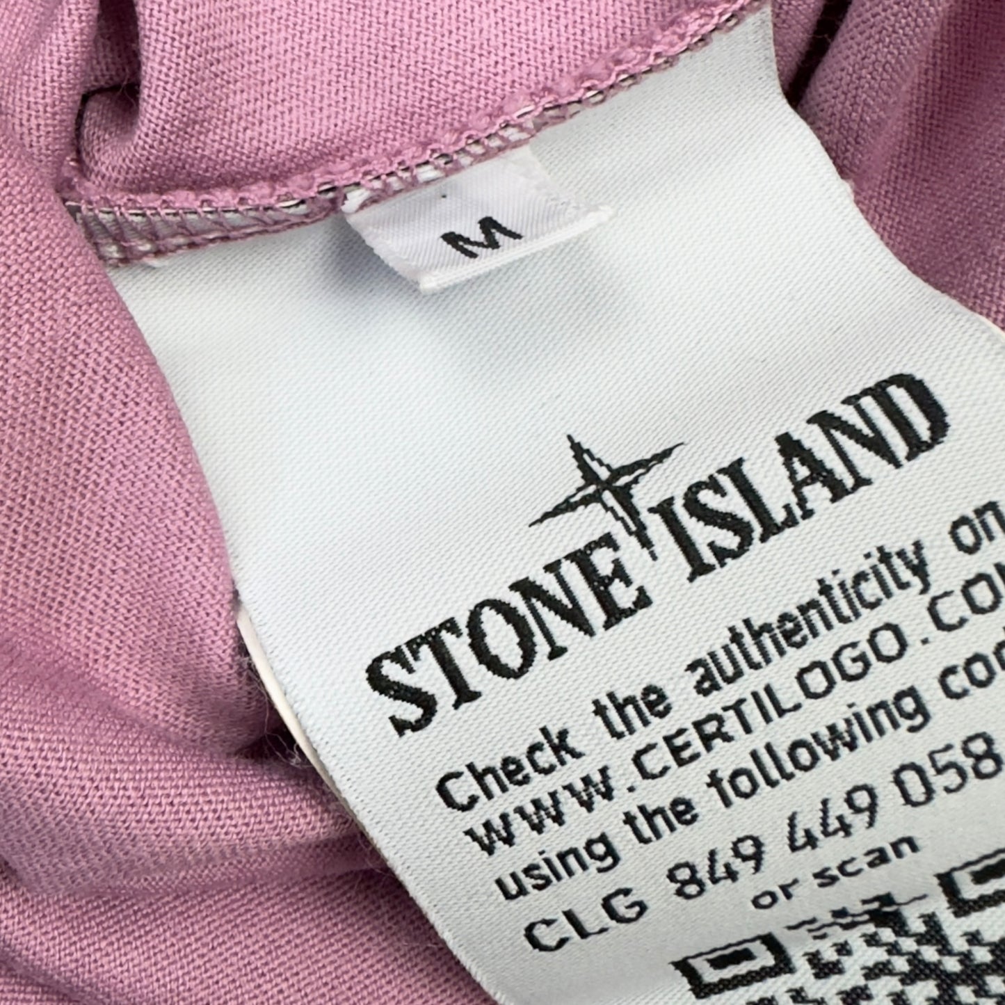 S/S 20 Stone Island Patch T-Shirt - Pink