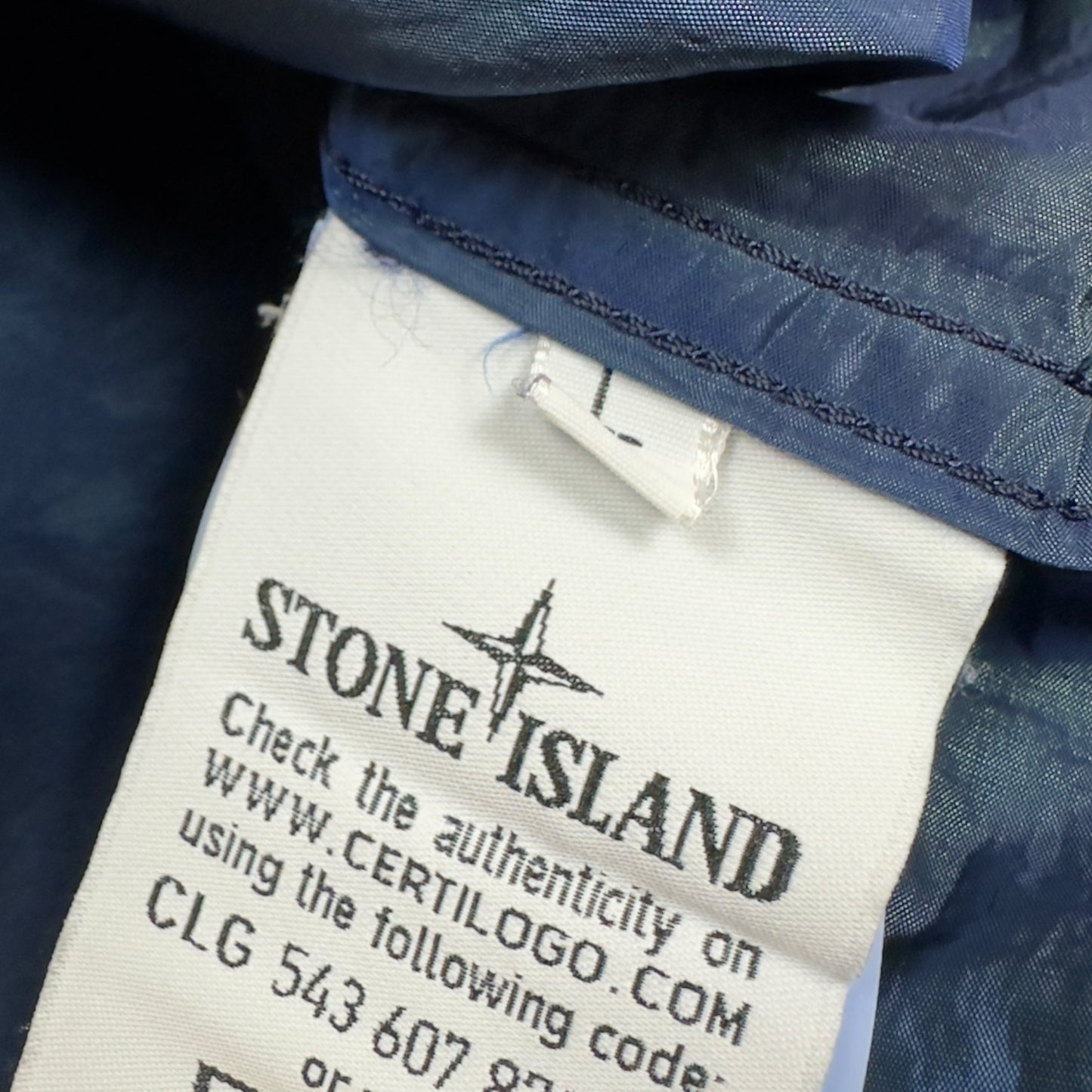 S/S 17 Stone Island Nylon Metal Weft Overshirt - Blue/Green