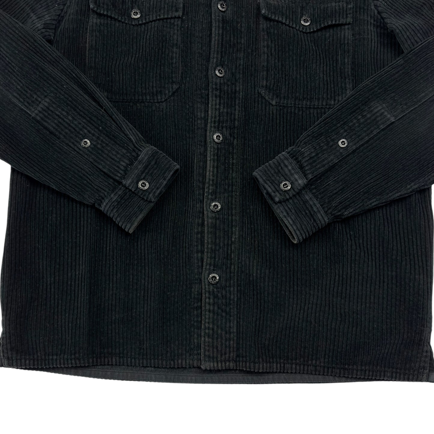 A/W 20 Stone Island Corduroy 2 Pocket Overshirt - Black