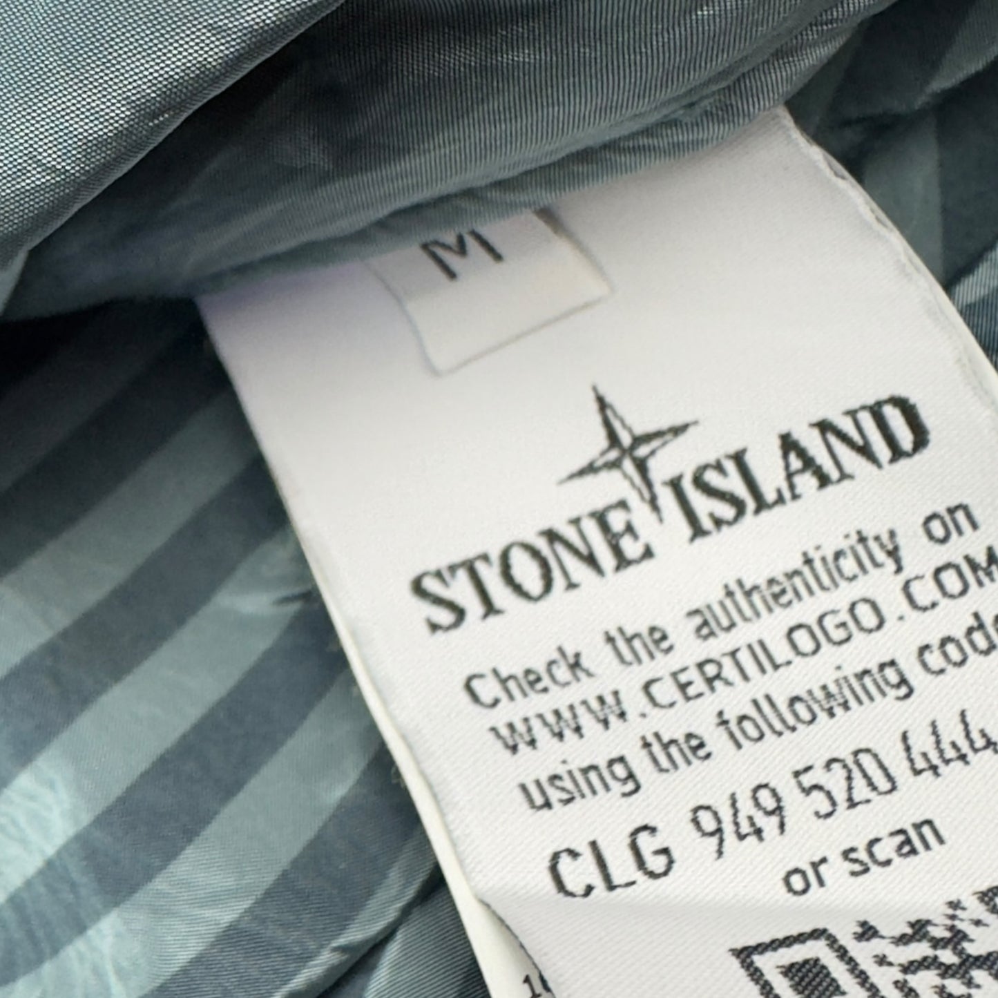 S/S 17 Stone Island Marina Striped Nylon Metal Jacket