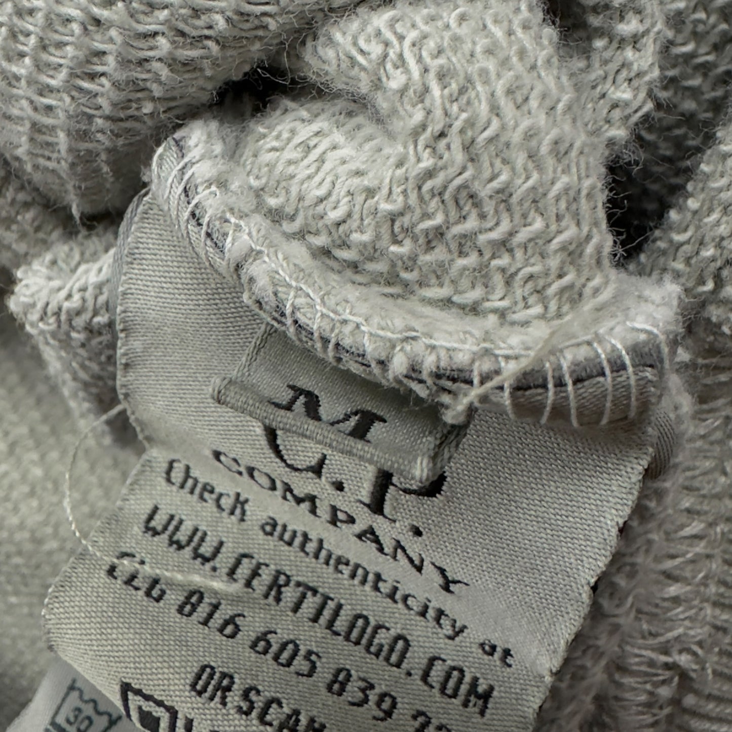 C.P. Company Internally Coloured Envelope ICE Hoodie - Grey